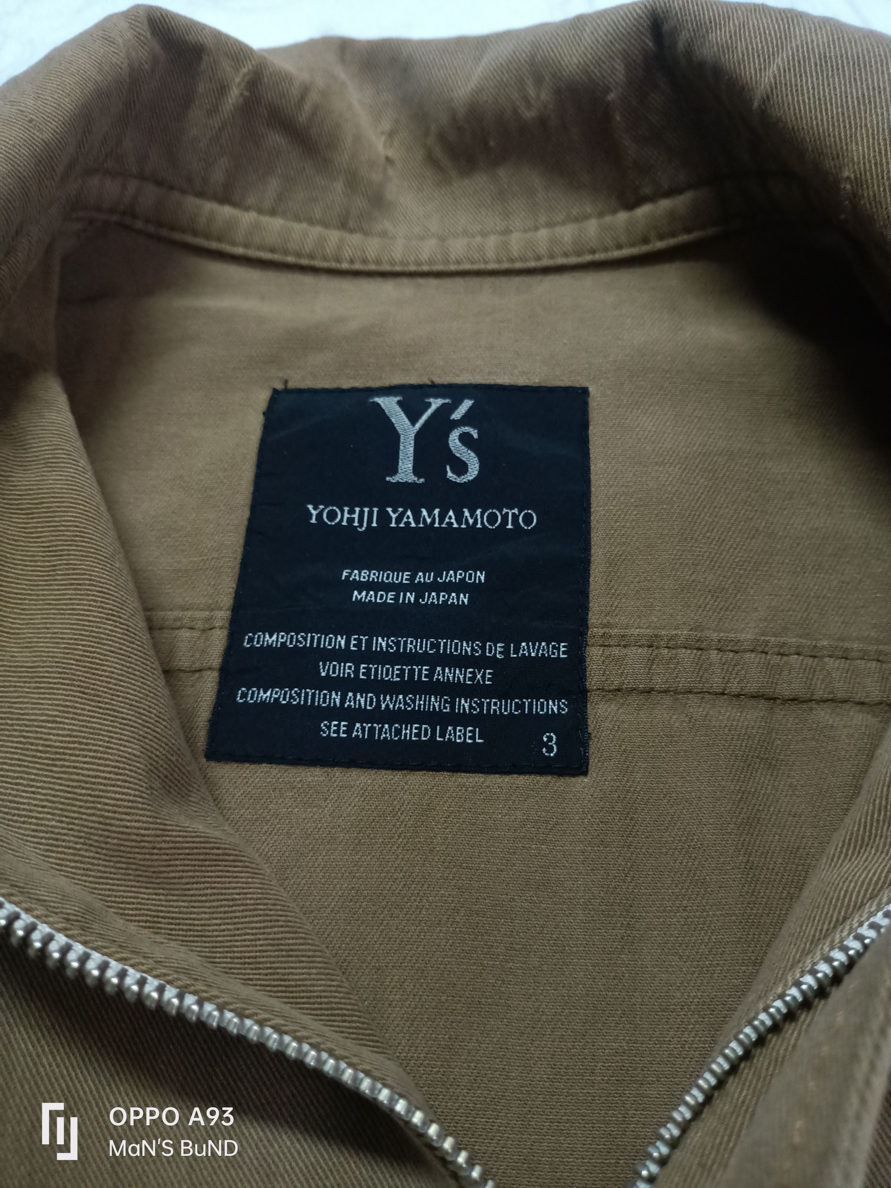 Japanese Brand Y's X Yohji Yamamoto distressed cotton jacket.. Size US M / EU 48-50 / 2 - 11 Thumbnail