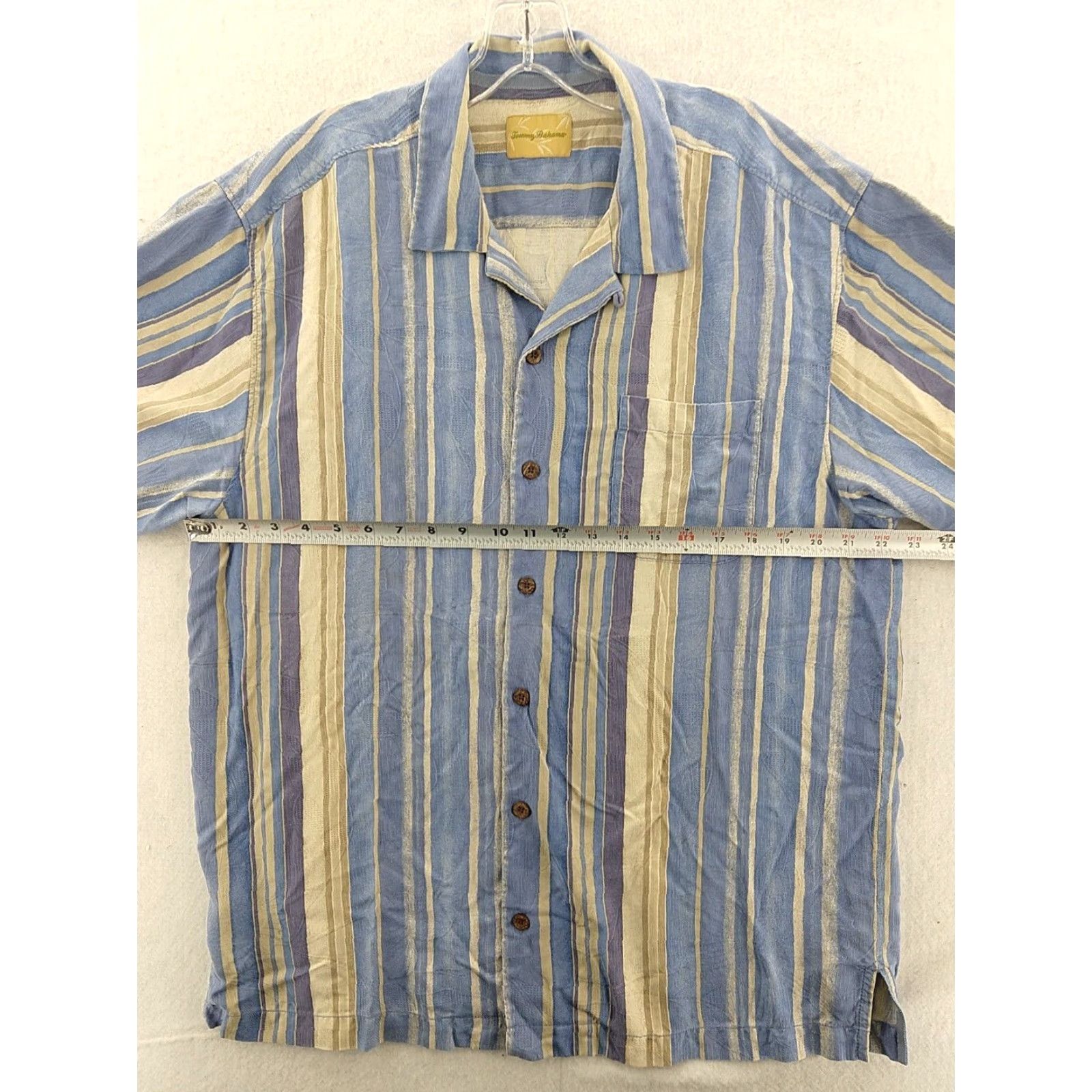 Tommy Bahama Tommy Bahama Button-Up Shirt Plaids & Checks 100% Silk Pocket Original Fit L Multicolor Men’s XL Short Sleeve Button-Front Mens Size US L / EU 52-54 / 3 - 3 Thumbnail