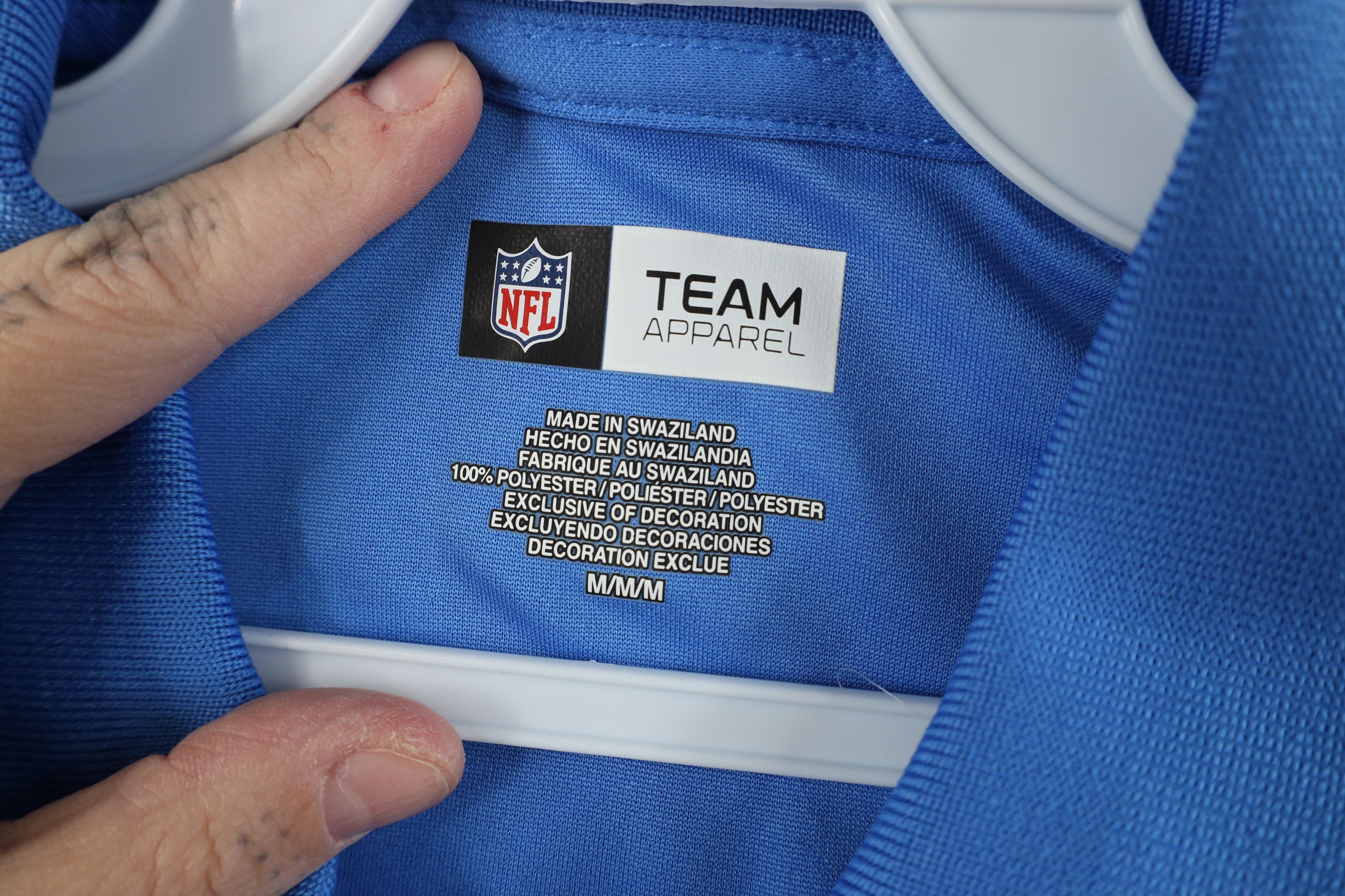 Vintage Vintage Y2K NFL Lions Football Collared Golf Polo Shirt Blue Size US M / EU 48-50 / 2 - 10 Thumbnail
