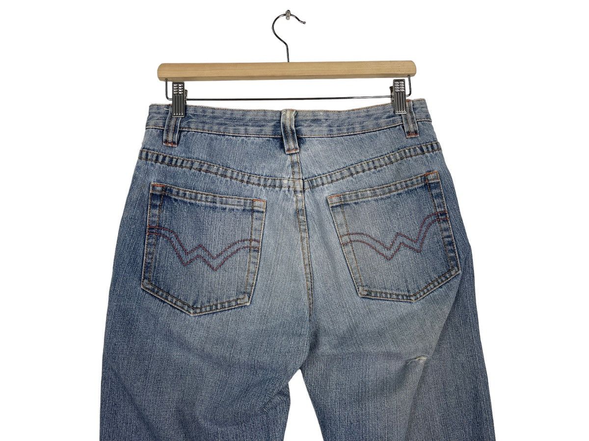 Japanese Brand Meterbonwe Faded Blue Zipper Fly Jeans Size US 30 / EU 46 - 8 Thumbnail