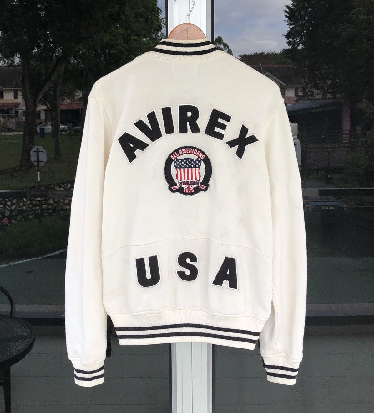 Avirex AVIREX U.S.A Sport Baseball Cotton Button Snap Jacket Size US L / EU 52-54 / 3 - 2 Thumbnail