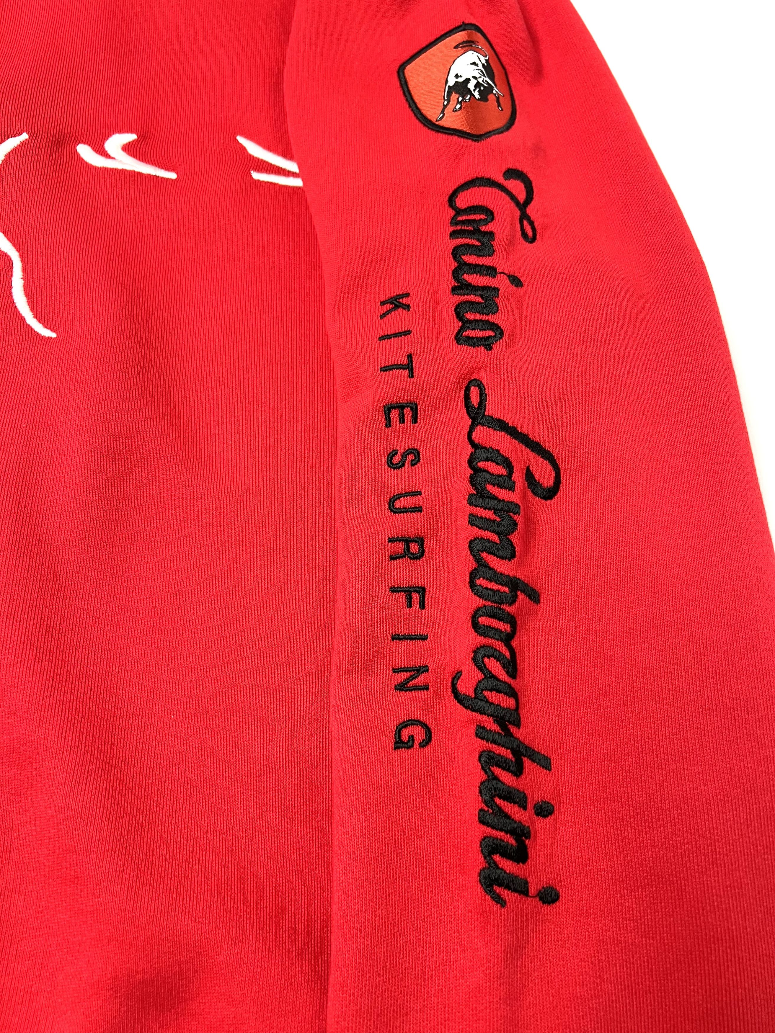 Lamborghini CORINO LAMBORGHINI / KITESURFING, RED SWEATSHIRT W / ZIPPER Size US XL / EU 56 / 4 - 11 Thumbnail