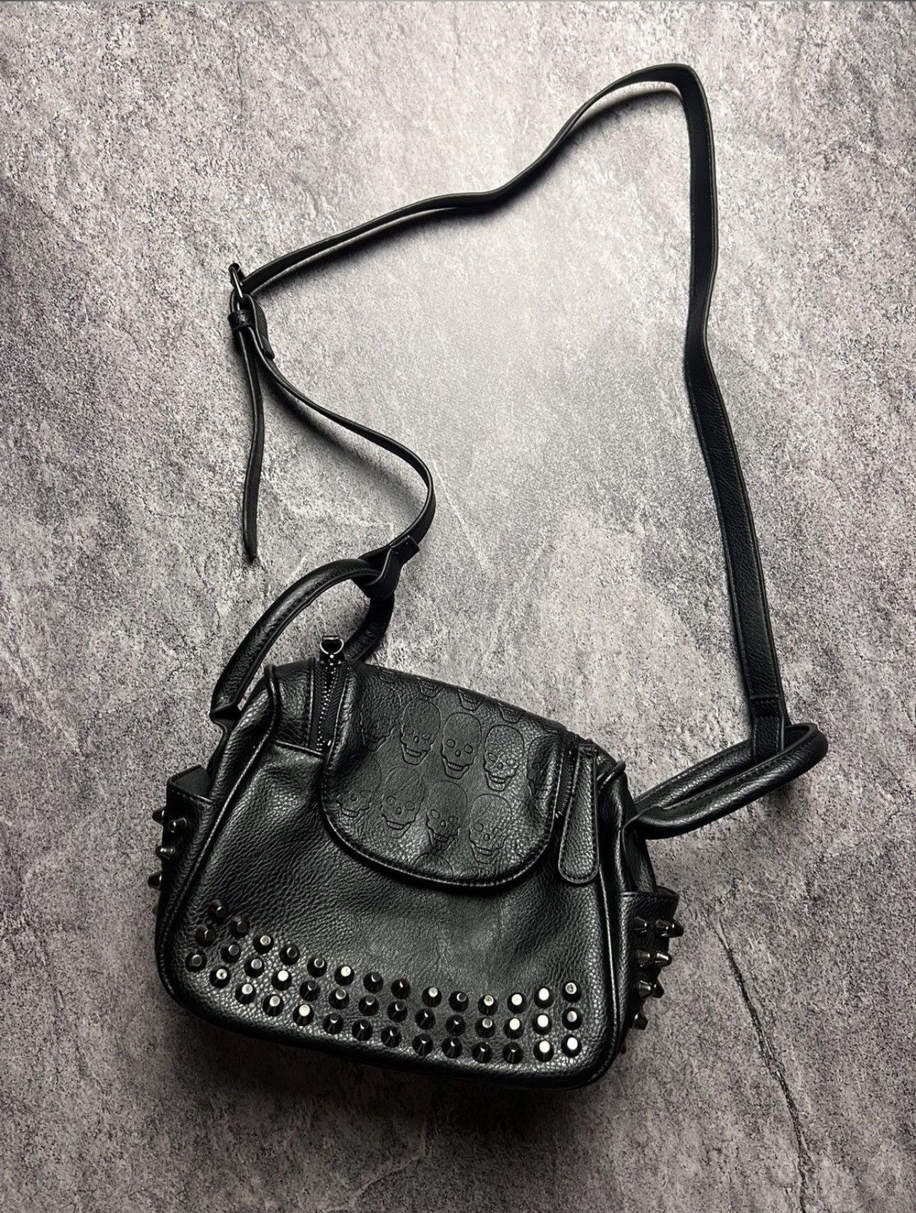 Seditionaries 12K Alexander McQueen Style leather skull shoulder punk bag Size ONE SIZE - 1 Thumbnail
