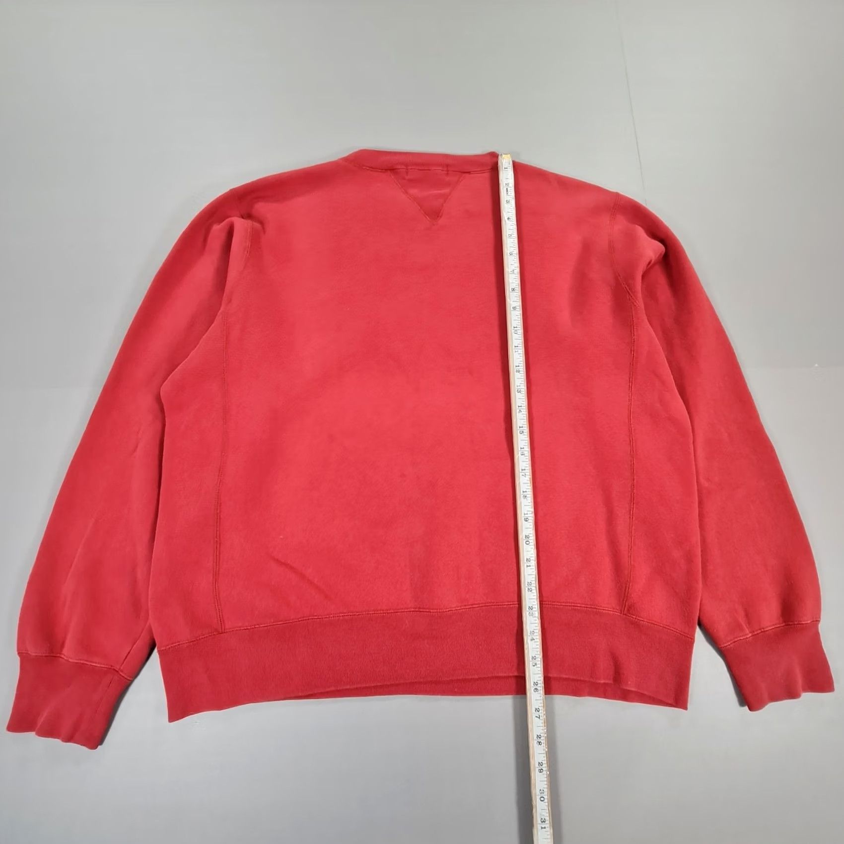 Polo Ralph Lauren Polo Ralph Lauren Sweatshirt Mens Large Red Fleece Crew Sweater Pullover Size US L / EU 52-54 / 3 - 6 Thumbnail