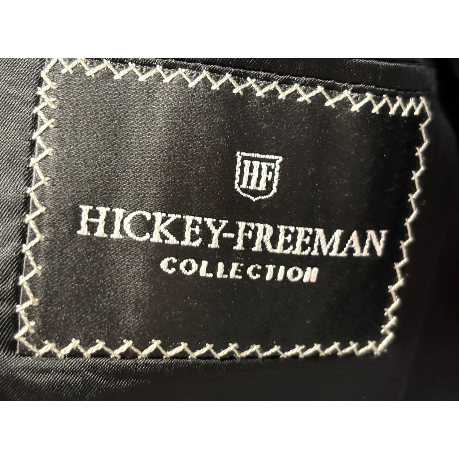 Vintage VINTAGE Hickey Freeman Blazer Wool 2-Button Black 42R Men’s Blazer N/A? (Hold) Size 42R - 7 Thumbnail