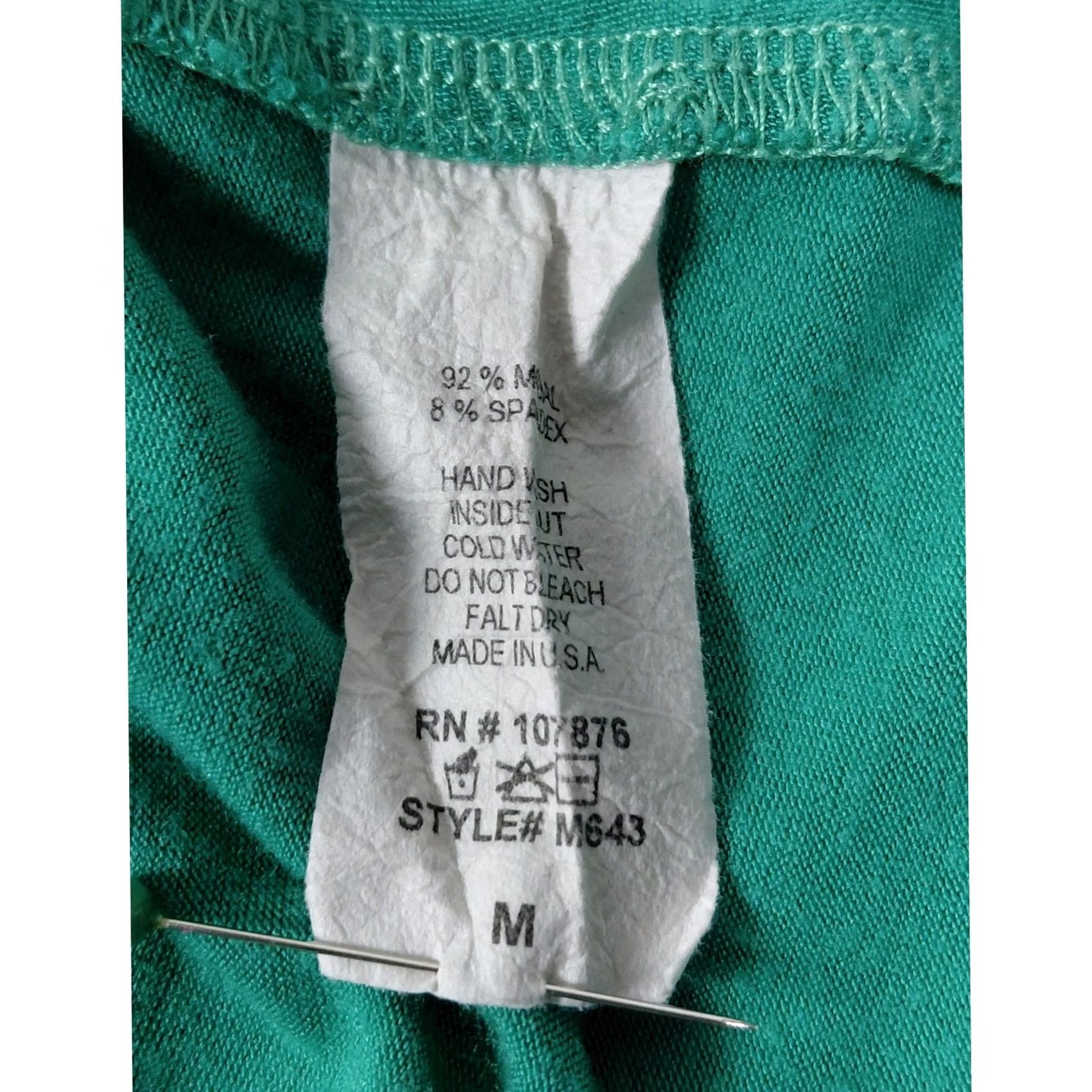 Vintage Comfy USA Green Asymmetrical Tunic Top Womens M Size M / US 6-8 / IT 42-44 - 5 Thumbnail