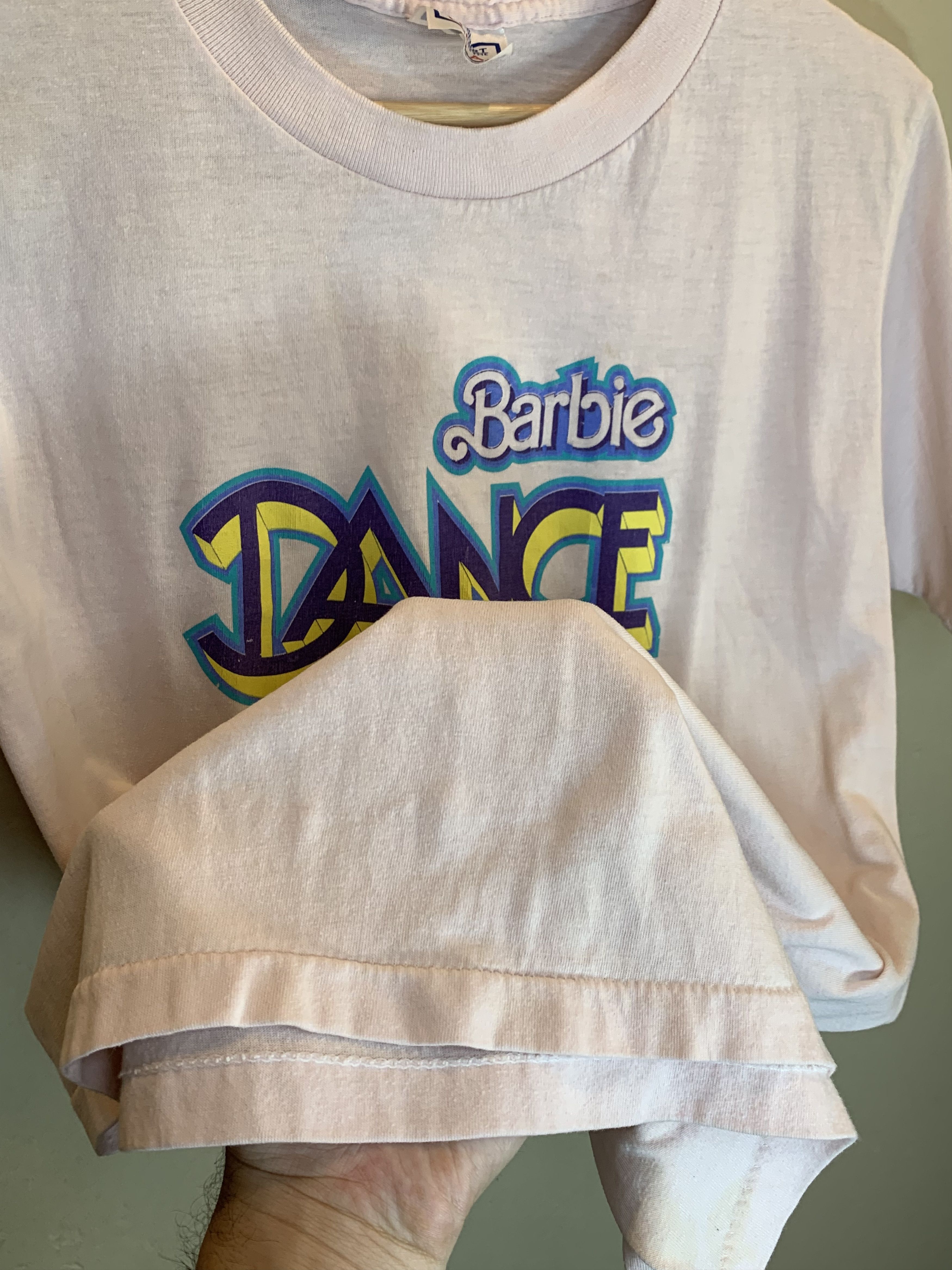Vintage *RARE* Vintage 80’s Barbie Dance Club Single Stitch T-Shirt Size US M / EU 48-50 / 2 - 3 Thumbnail