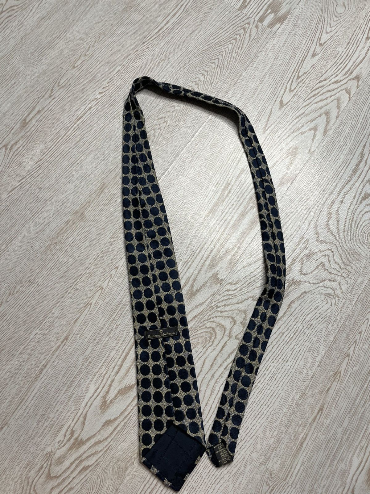 Ermenegildo Zegna Ermenegildo Zegna Vintage Silk And Cashmere Tie Size ONE SIZE - 9 Thumbnail