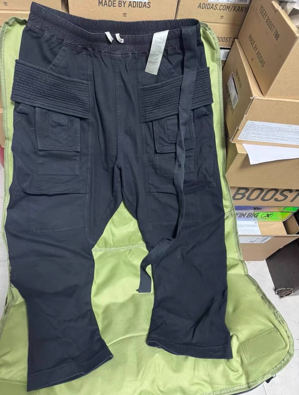 Rick Owens Drkshdw Rick Owens DRKSHDW SS22 Double Ring Multi-Pocket Cargo Pants Size US 30 / EU 46 - 1 Thumbnail