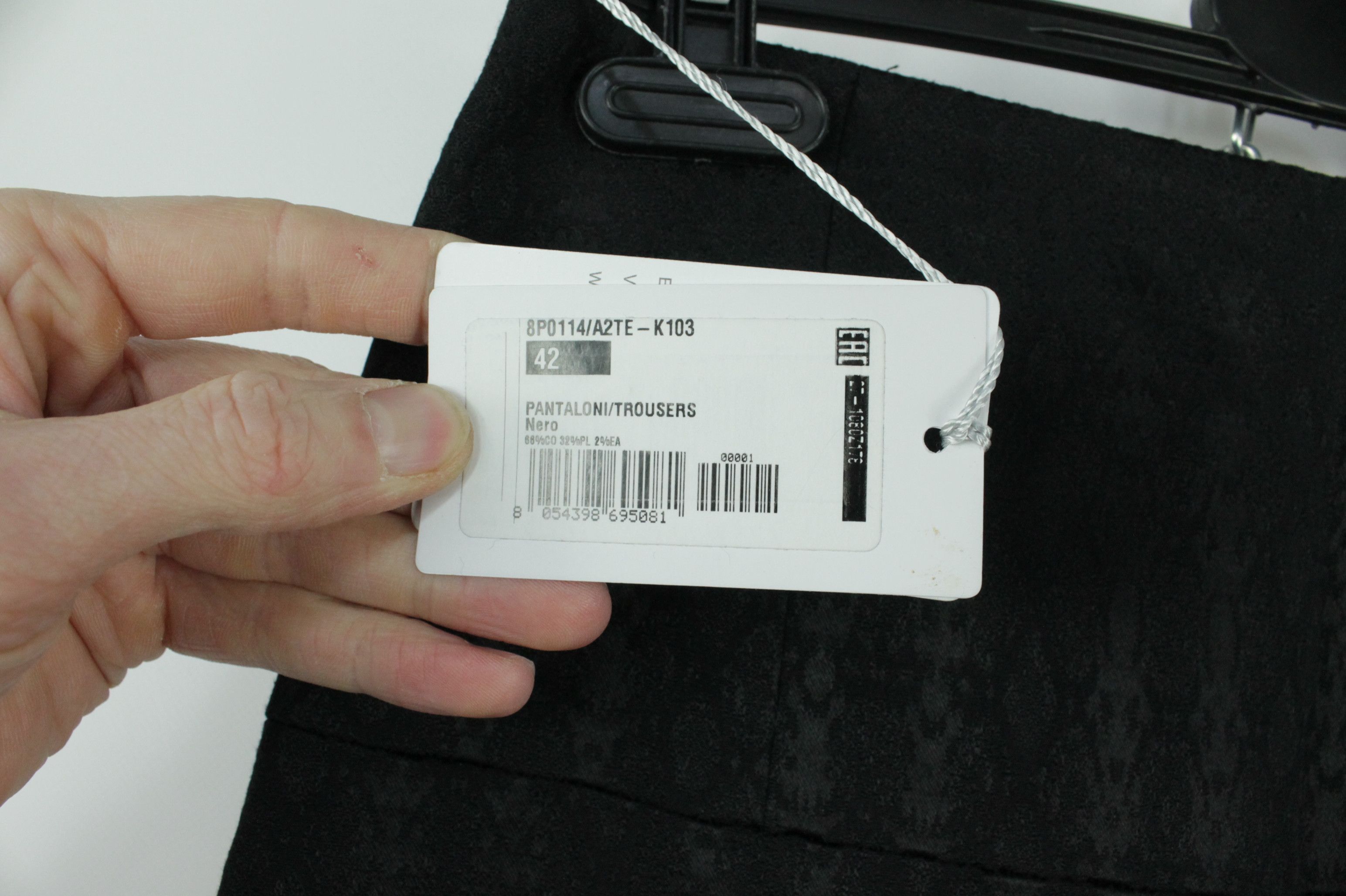 Designer × Patrizia Pepe Patrizia Pepe Black Jacquard Slim Fit High Waist Pants Size 28" / US 6 / IT 42 - 6 Thumbnail