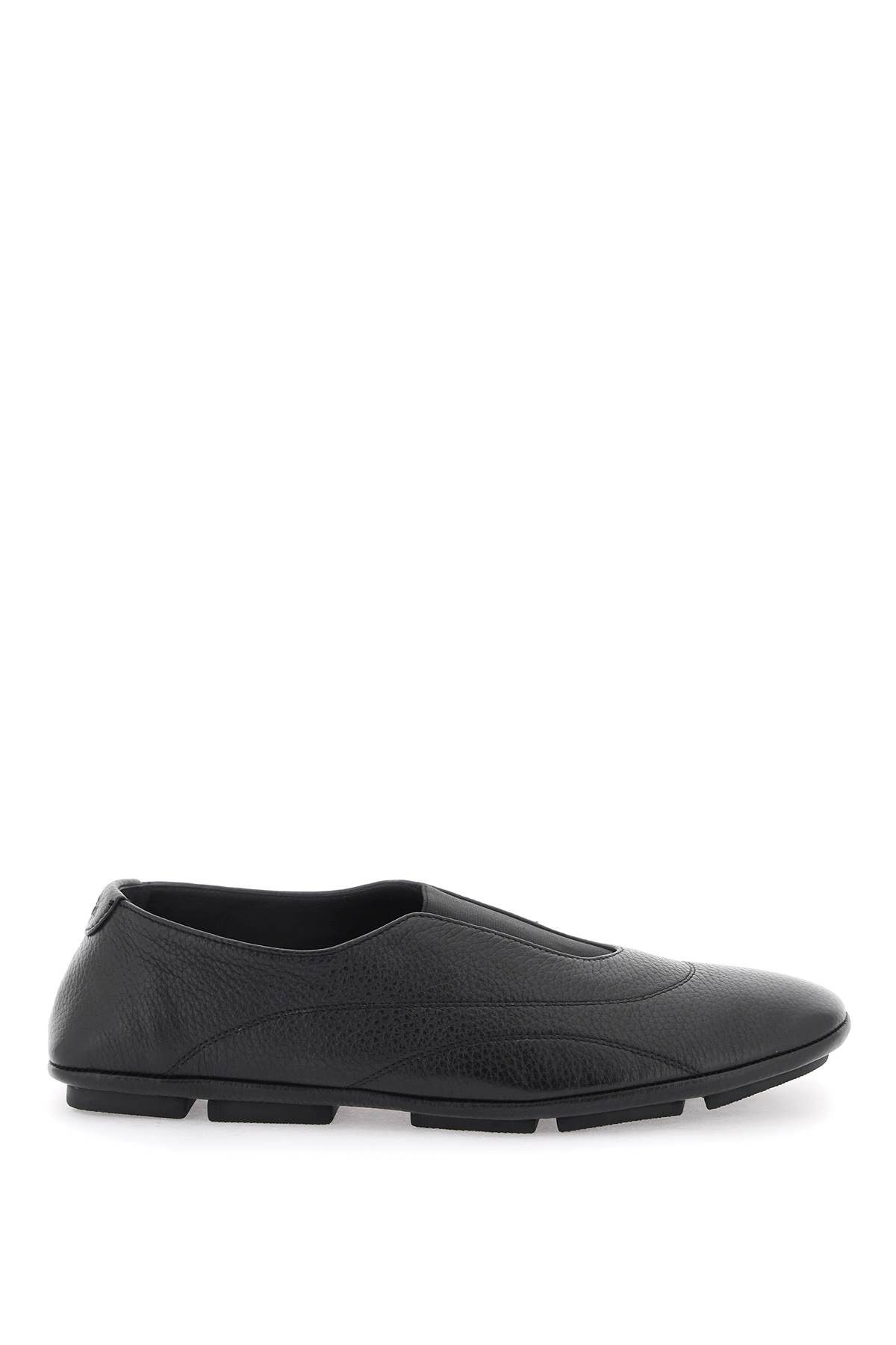 image of Dolce Gabbana Leather Slipper For in Nero, Men's (Size 9)