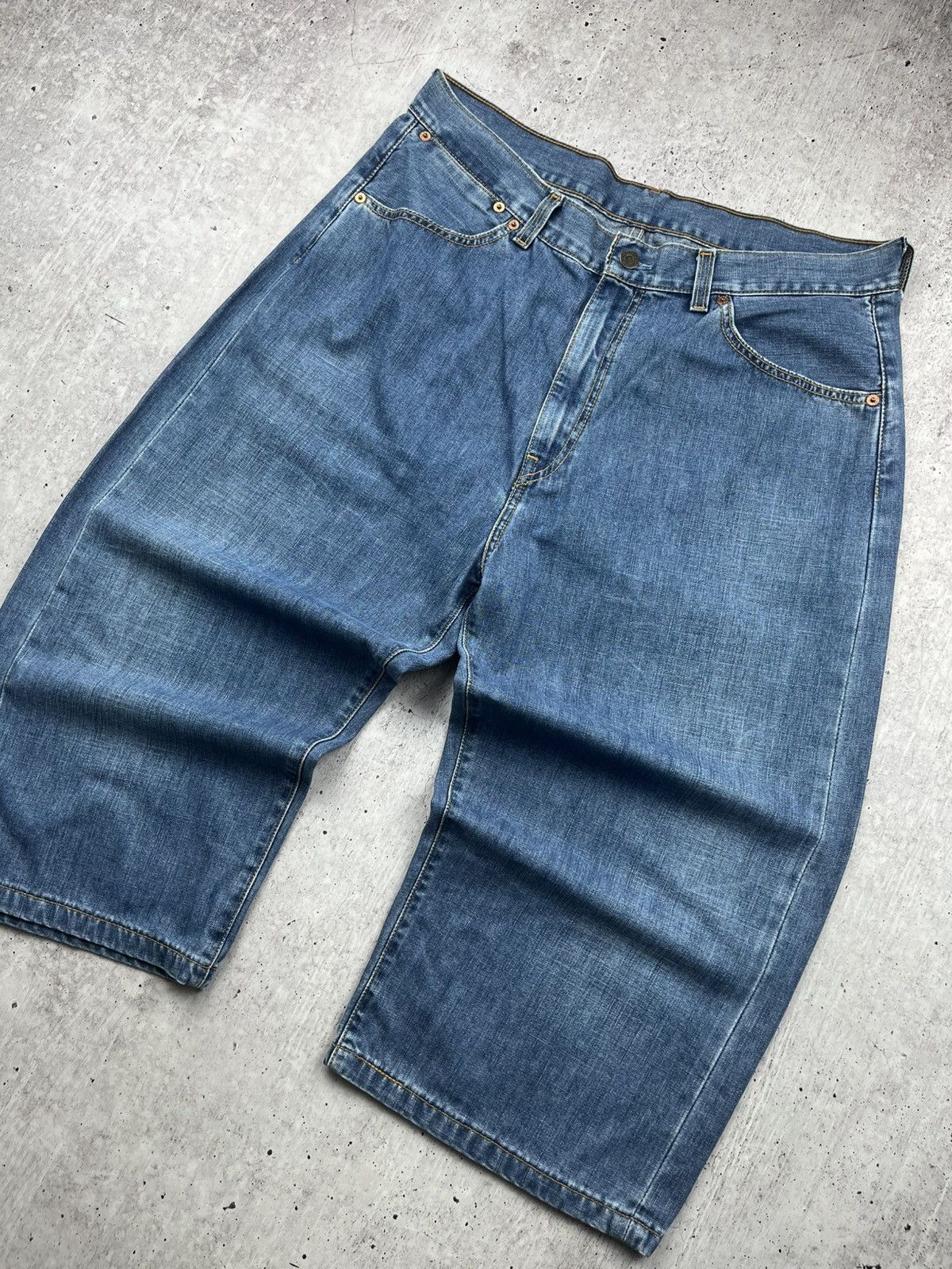 Levi's Vintage Cropped Jeans Levis Rap Y2K Size US 34 / EU 50 - 2 Thumbnail