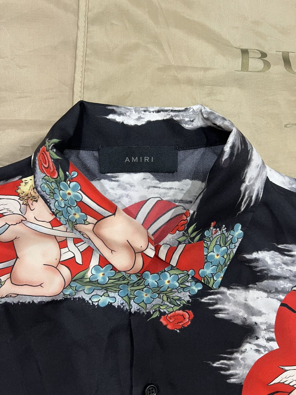 Amiri AMIRI Cherub Bowling Shirt size XXL Size US L / EU 52-54 / 3 - 2 Thumbnail
