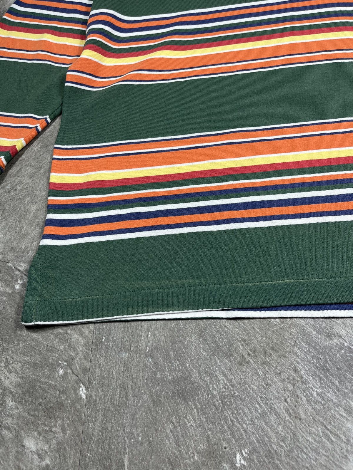 Polo Ralph Lauren Polo Ralph Lauren Multi-Color Striped Long Sleeve Rugby XXXL Size US XXL / EU 58 / 5 - 5 Thumbnail