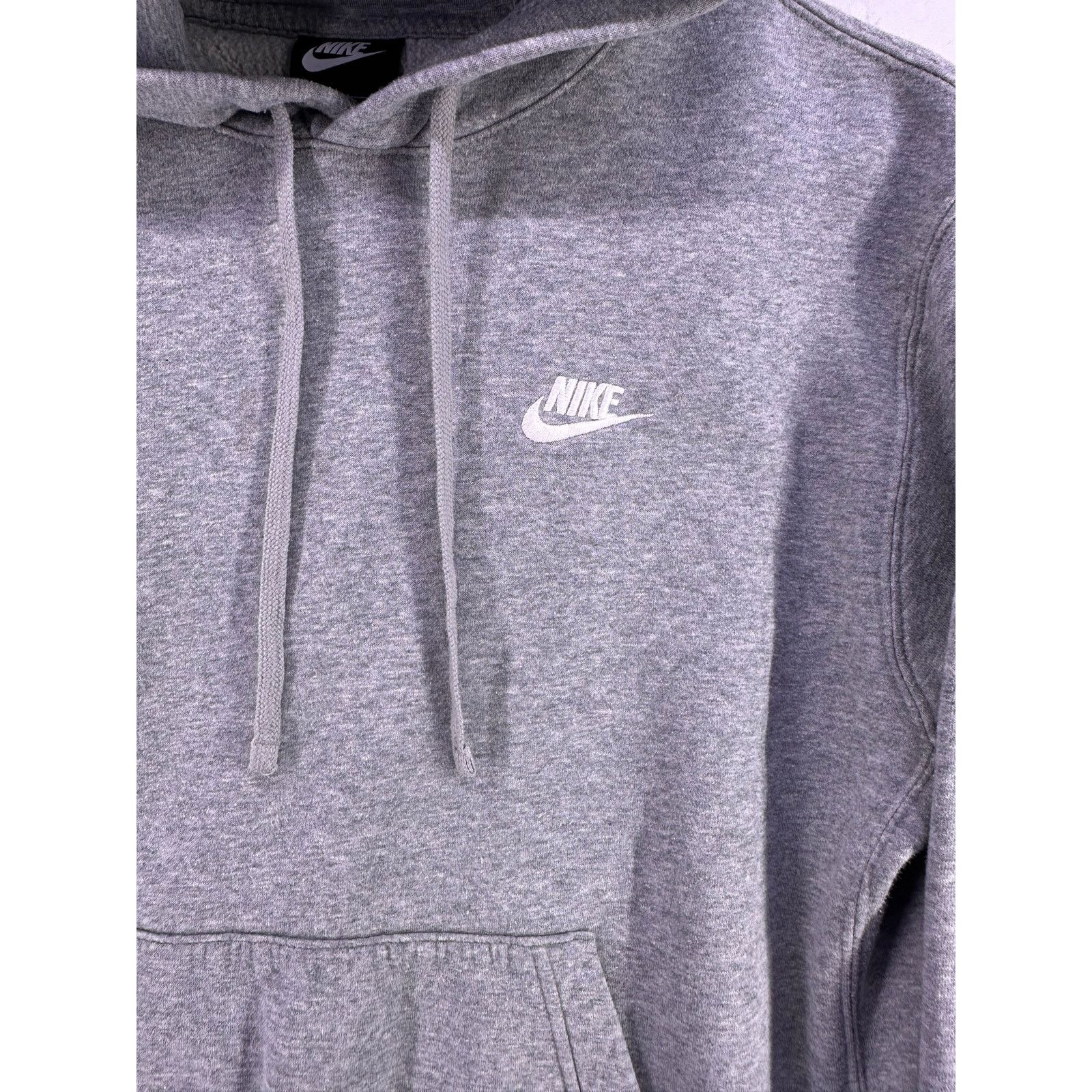 & Other Stories Vintage Nike Light Gray Hoodie White Logo Size Medium Size US M / EU 48-50 / 2 - 5 Thumbnail