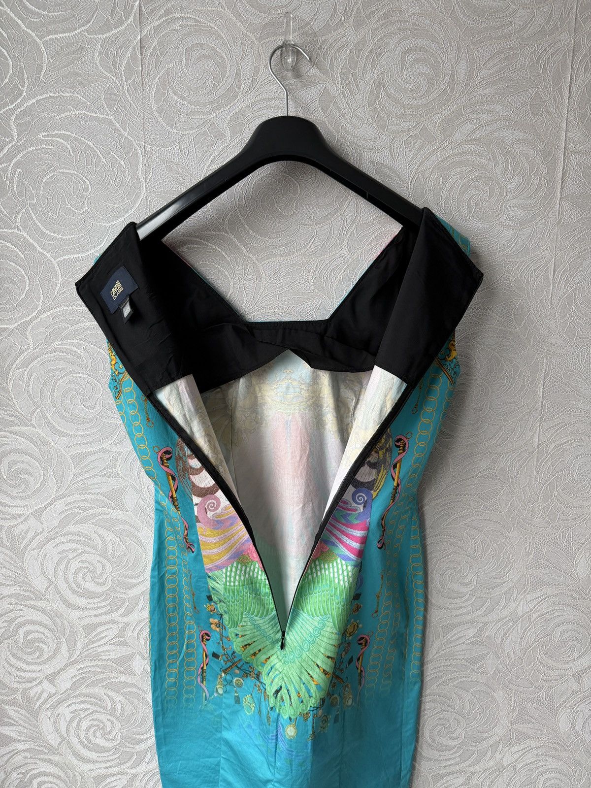 Cavalli Class Class Cavali Mid Lenght Multicolor Dress Womens IT 46 US 10 Size L / US 10 / IT 46 - 10 Thumbnail