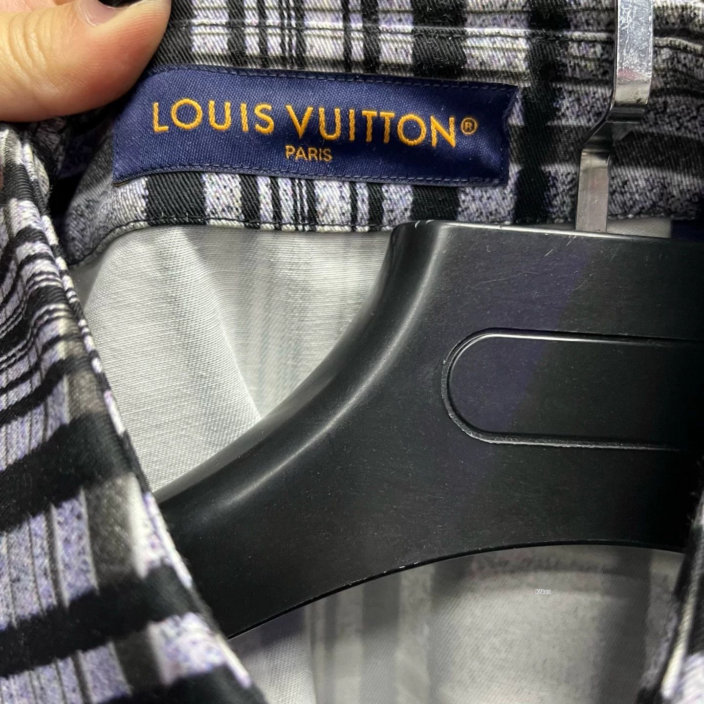 Louis Vuitton Louis Vuitton Multicolor Plaid Long-Sleeve Shirt Size US L / EU 52-54 / 3 - 4 Thumbnail