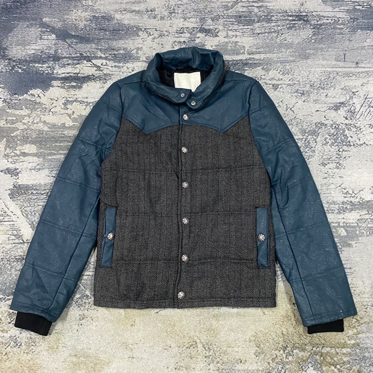Japanese Brand Vintage Dowbl Wool Leather Jacket Size US S / EU 44-46 / 1 - 2 Thumbnail