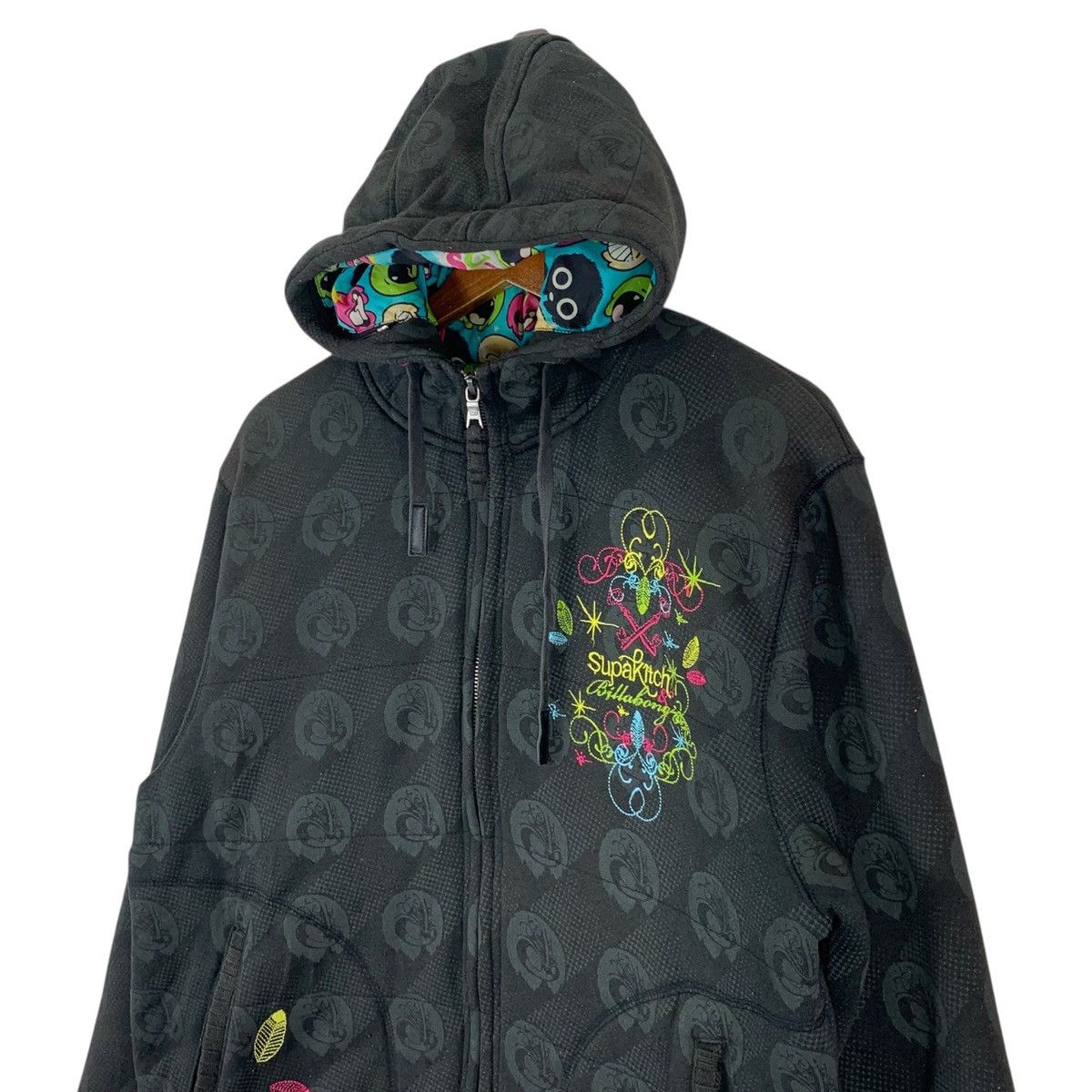 Billabong Vintage Billabong Surf Black Hoodie Size US M / EU 48-50 / 2 - 4 Thumbnail
