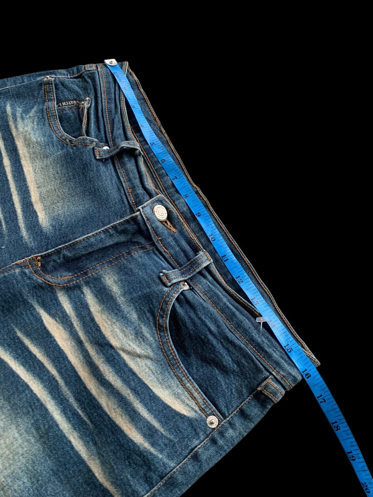 If Six Was Nine × Japanese Brand × Vintage Watch L.A Jeans Flare Vintage Distressed Denim Size 32" / US 10 / IT 46 - 21 Thumbnail
