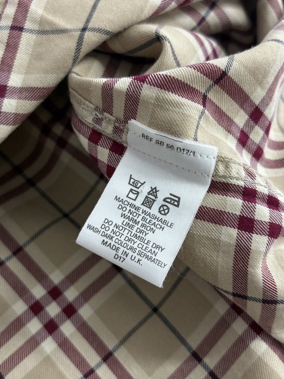Burberry Burberry London Check All Over Long Sleeve Vintage Shirt Size US XXL / EU 58 / 5 - 20 Thumbnail