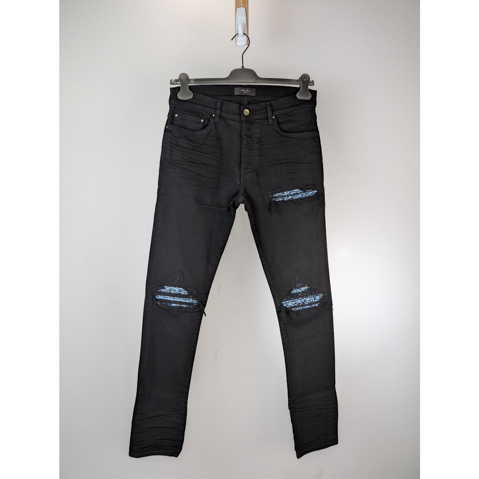 Amiri o1rshd1 Boucle Mx1 Jean in Black Size US 32 / EU 48 - 9 Thumbnail