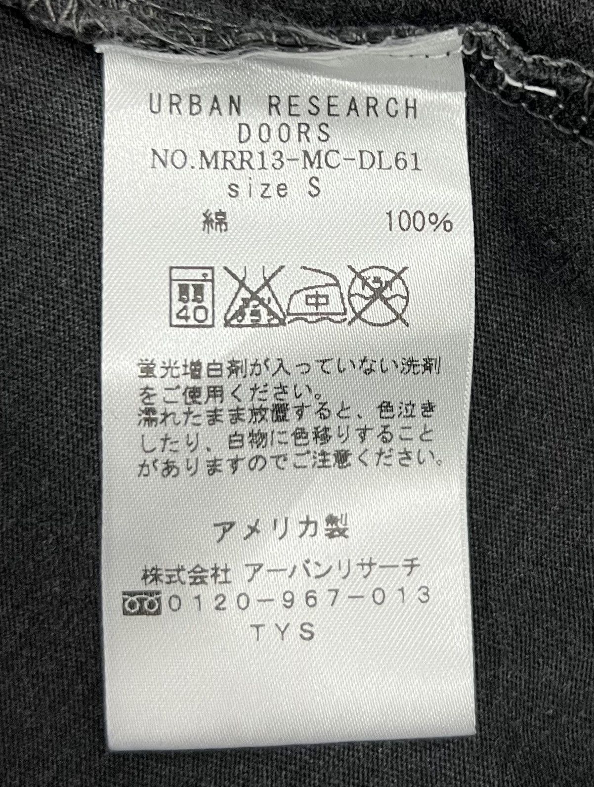 URBAN RESEARCH DOORS × Vintage VINTAGE URBAN RESEARCH DOORS MIDNIGHT RIDER MADE IN USA SHIRT Size US S / EU 44-46 / 1 - 8 Thumbnail
