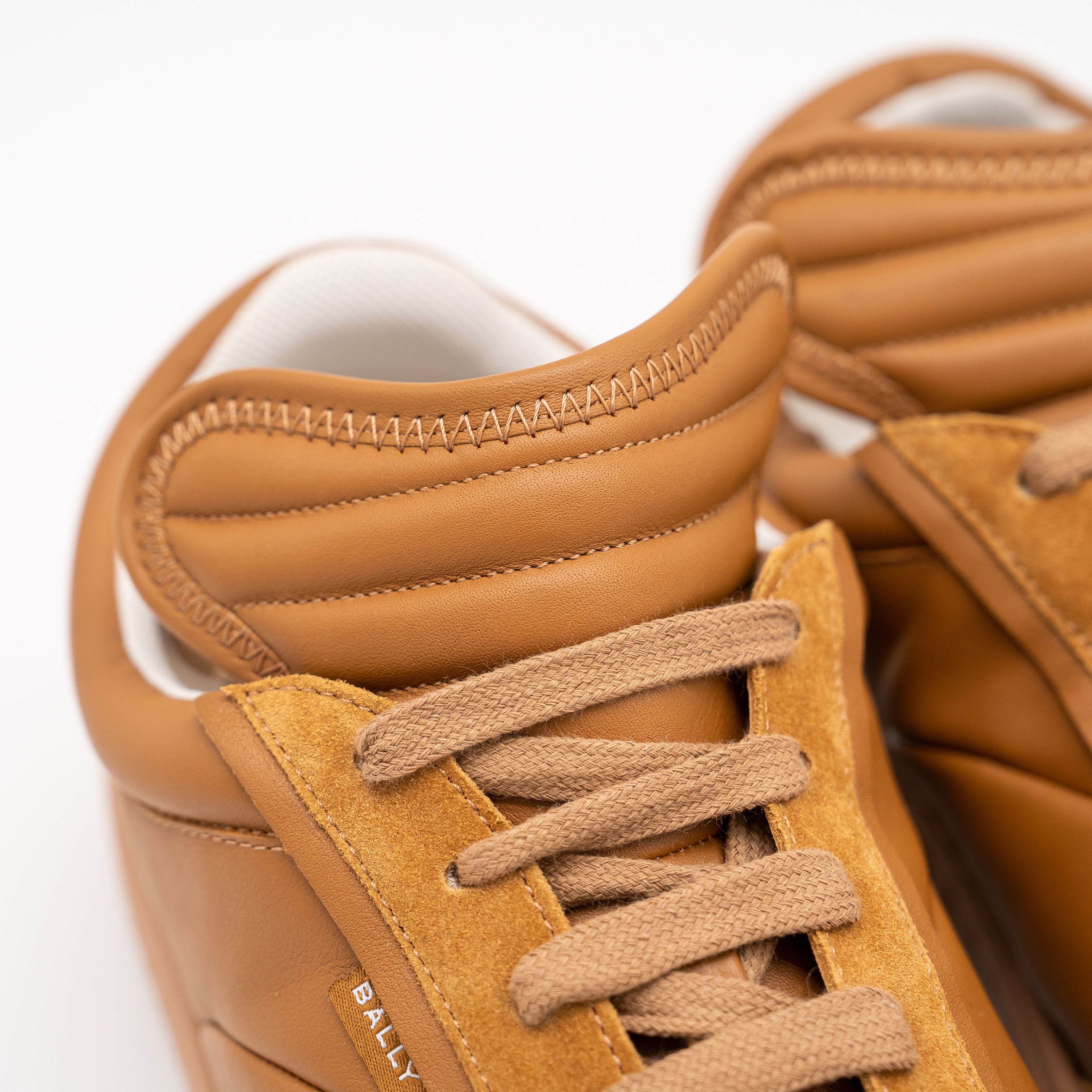Bally 12 Bally Parrel Desert Brown Tan Suede Leather Sneakers Size US 12 / EU 45 - 8 Thumbnail