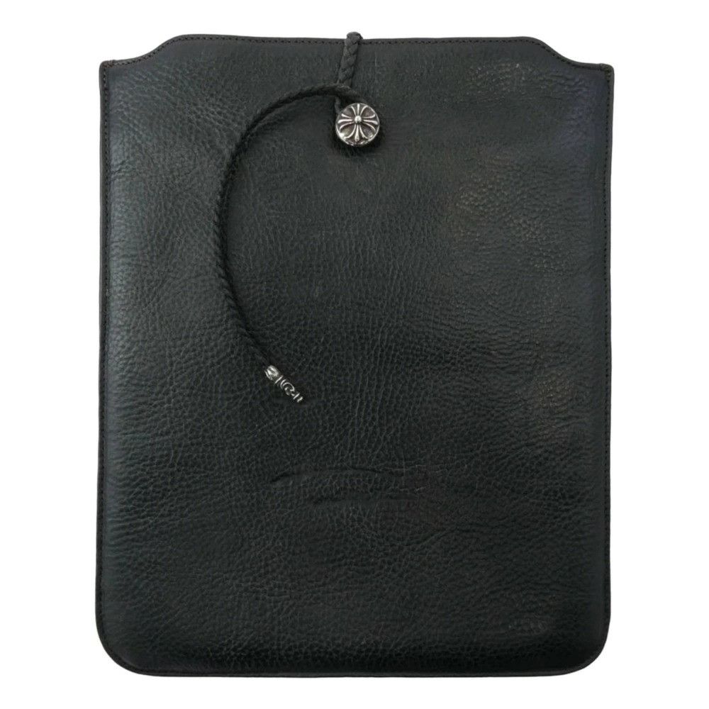 Chrome Hearts OFFER OK 🔥 CHROME HEARTS iPAD PAD CASE LEATHER SILVER Size ONE SIZE - 1 Thumbnail