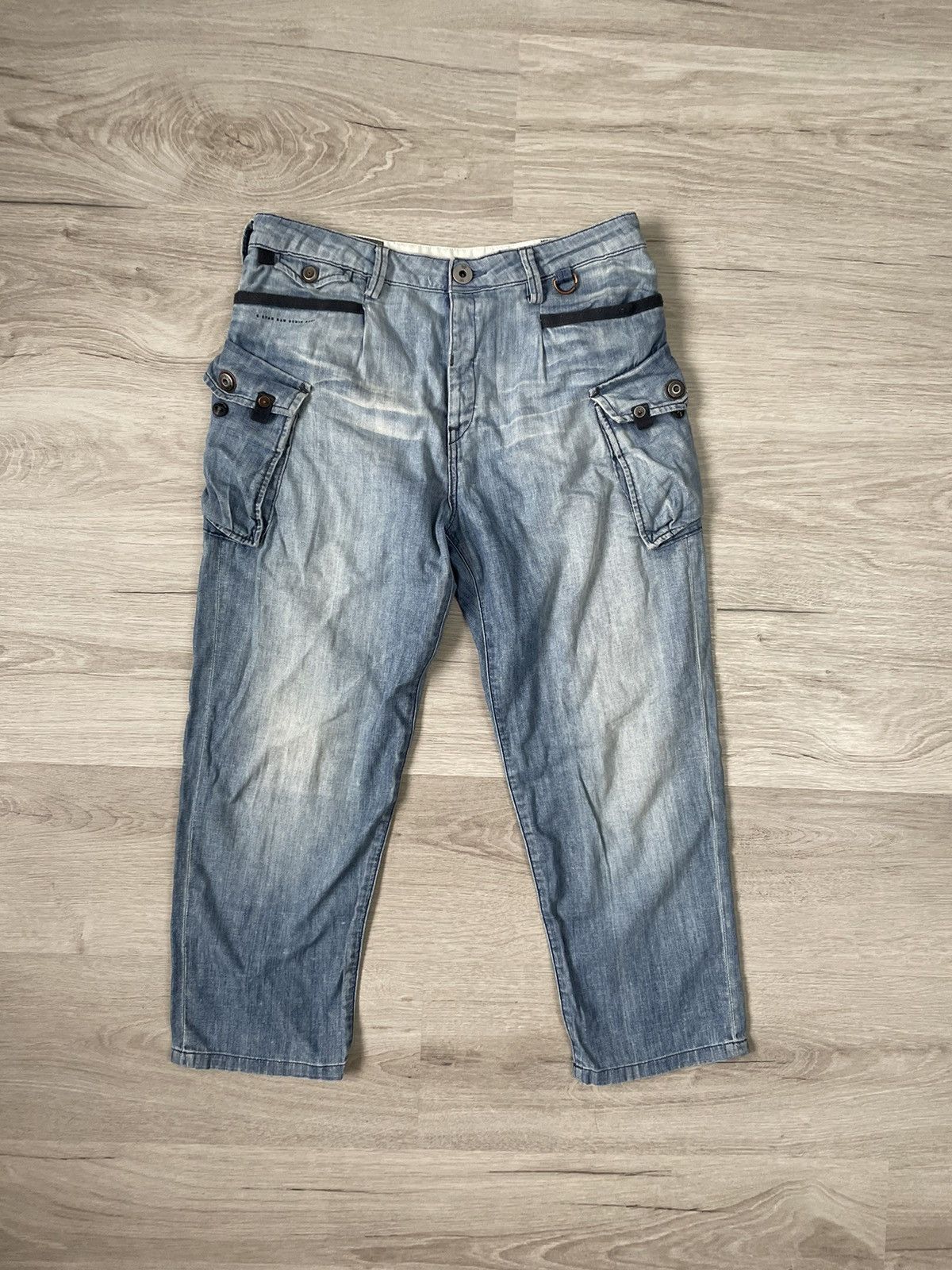 G-Star Vintage Men's Jeans Cargo G Star Rare Size US 32 / EU 48 - 2 Thumbnail