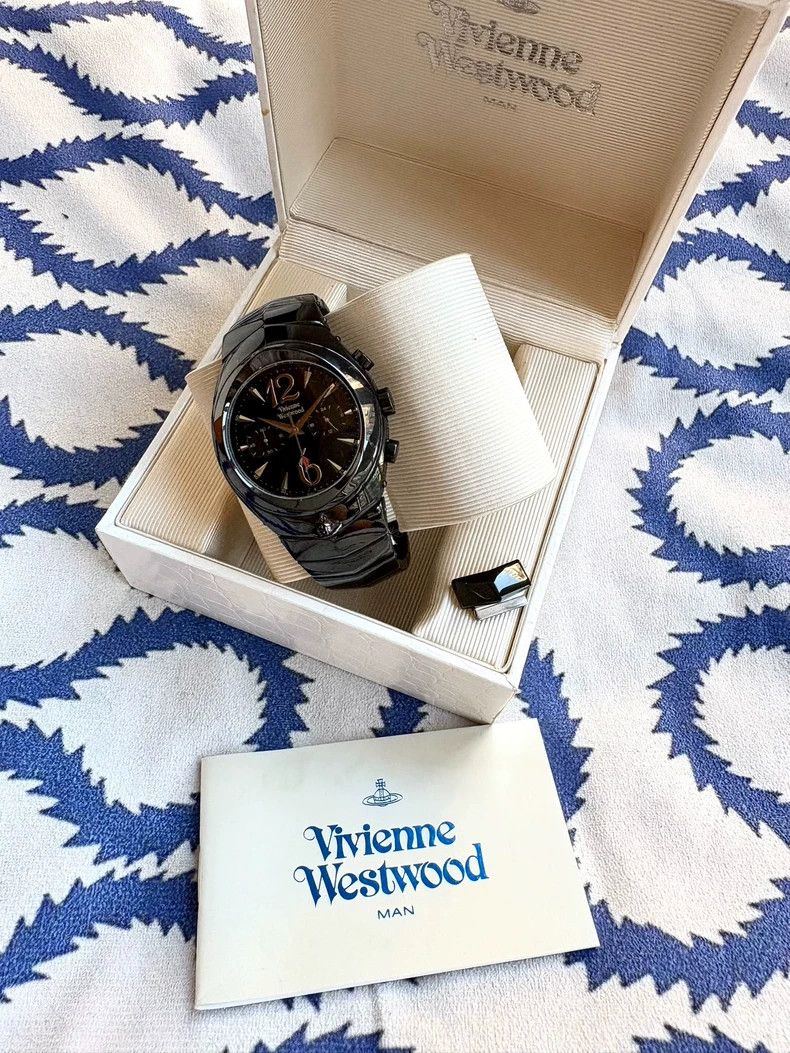 Vivienne Westwood Vivienne Westwood Vintage Black Armor Dragon Spine Watch Size ONE SIZE - 1 Thumbnail