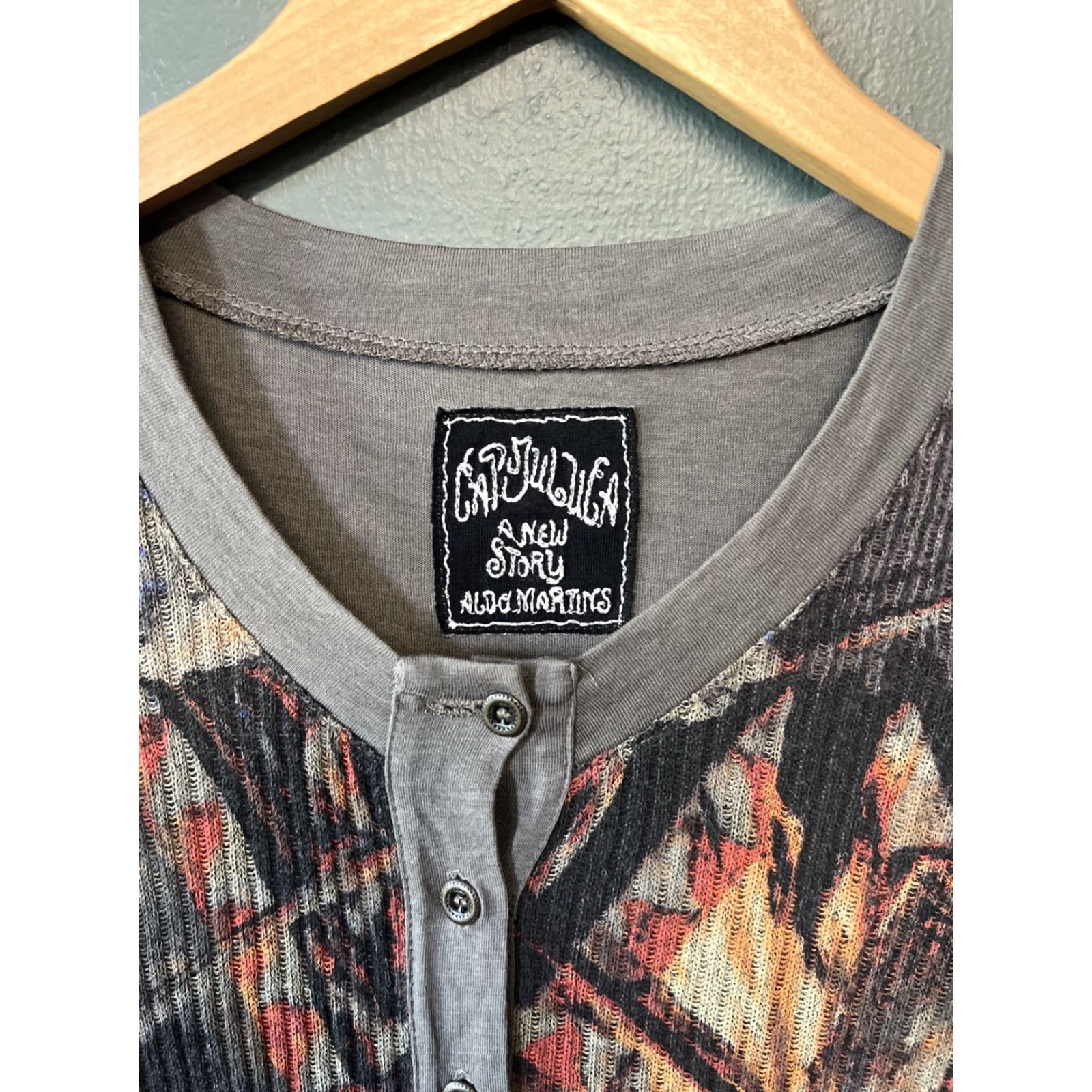Aldo Aldomartins Cap Juluca A New Story Artsy Shirt Women 6 Brown Blouse Cap Juluca A New Story Aldo Martins Artsy Shirt Women 6 Brown Blouse Size M / US 6-8 / IT 42-44 - 2 Thumbnail