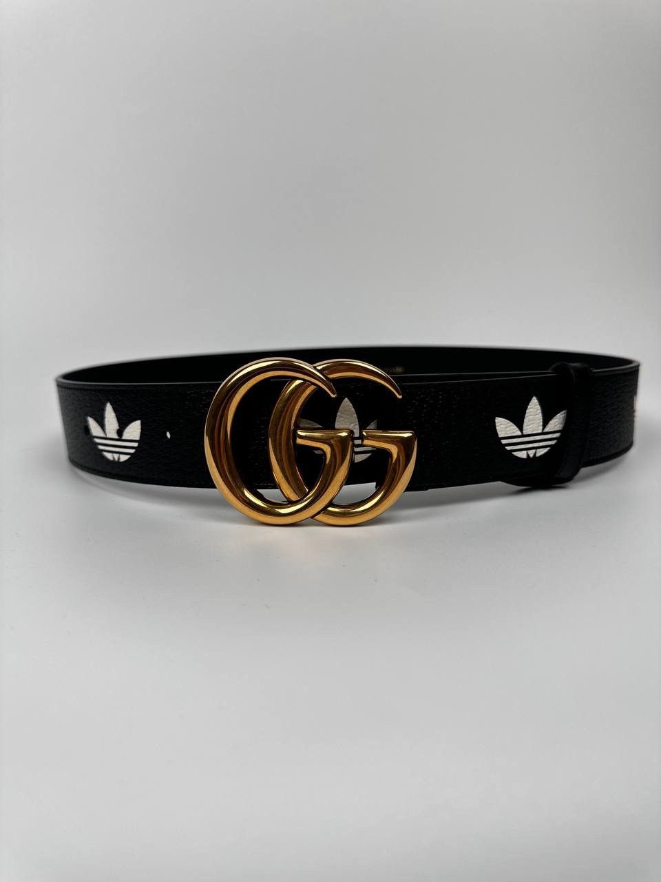 Gucci Gucci Adidas GG leather belt Size 34 - 2 Thumbnail