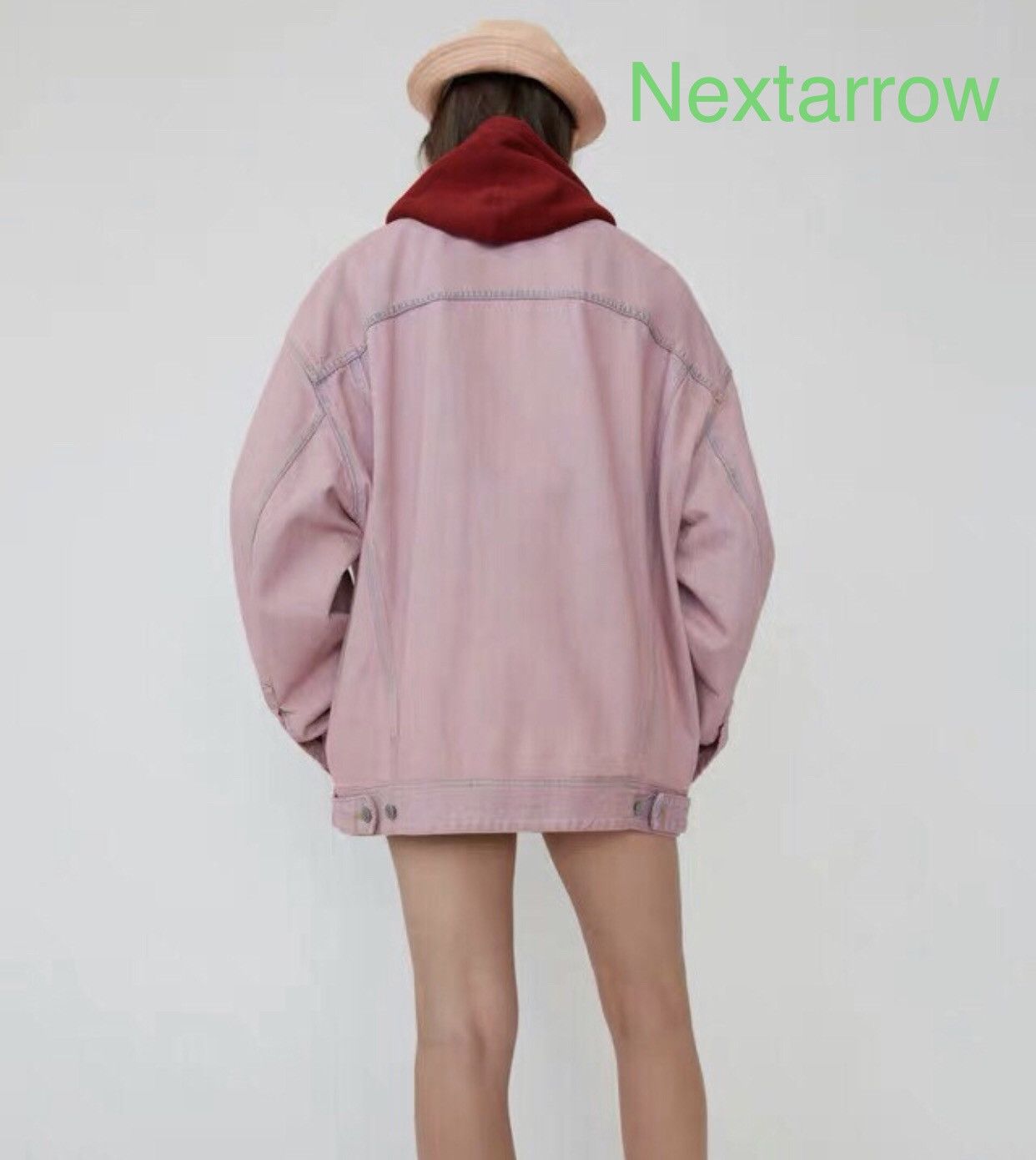Acne Studios acnebaby cherry blossom pink denim jacket 2408