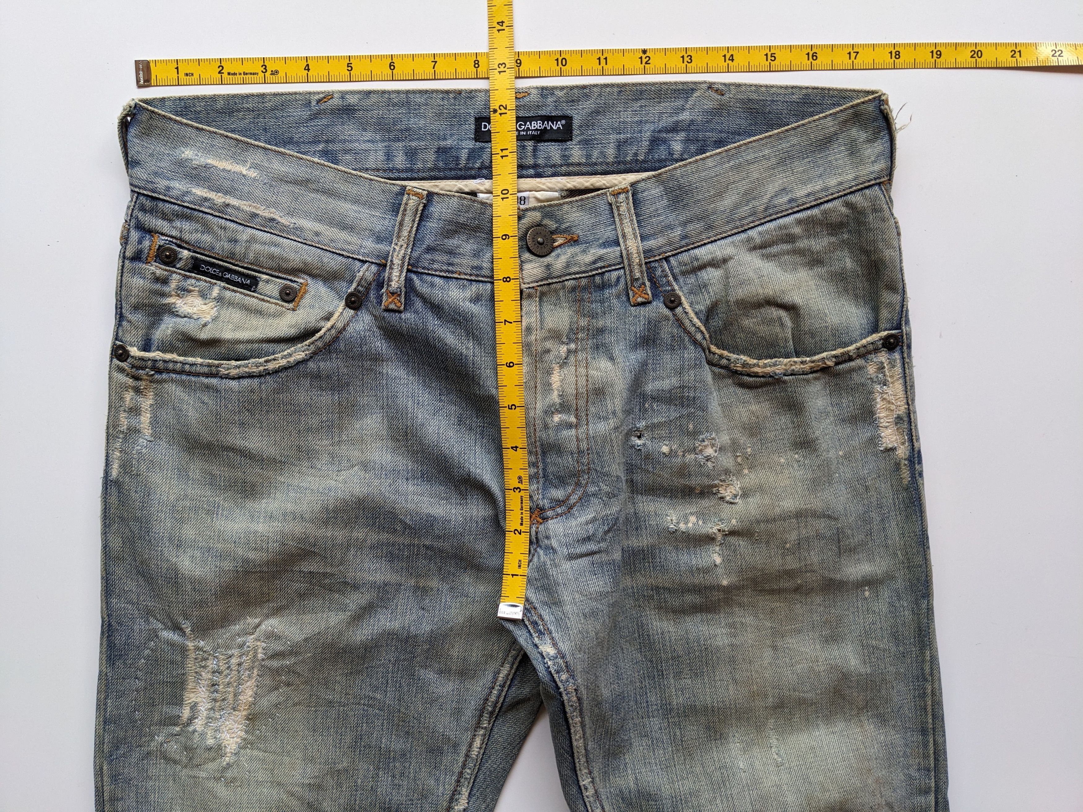 Dolce & Gabbana Dolce & Gabbana Hollywood cowboy distressed jeans Size US 35 - 6 Thumbnail