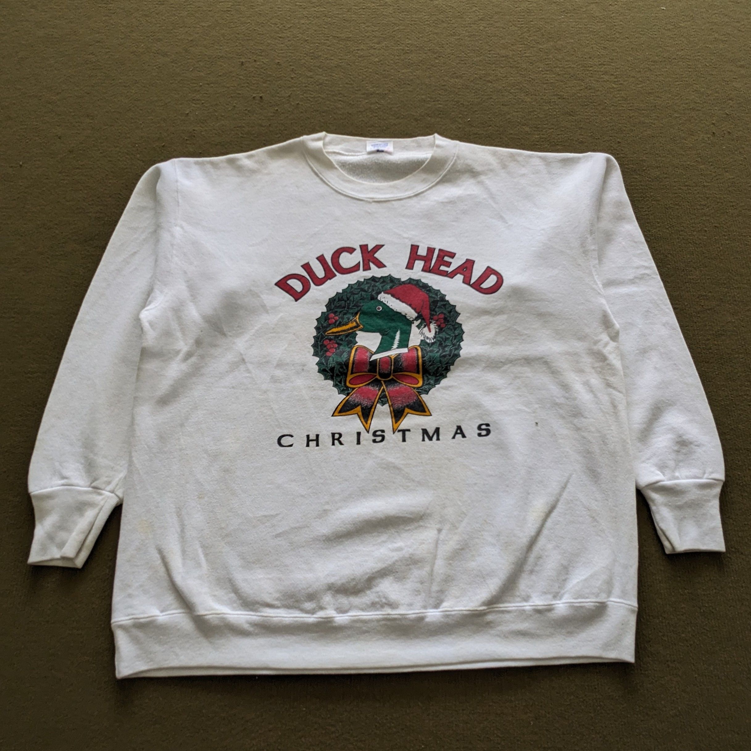 Other Vintage DUCK HEAD CHRISTMAS Sweatshirt Size US L / EU 52-54 / 3 - 1 Thumbnail