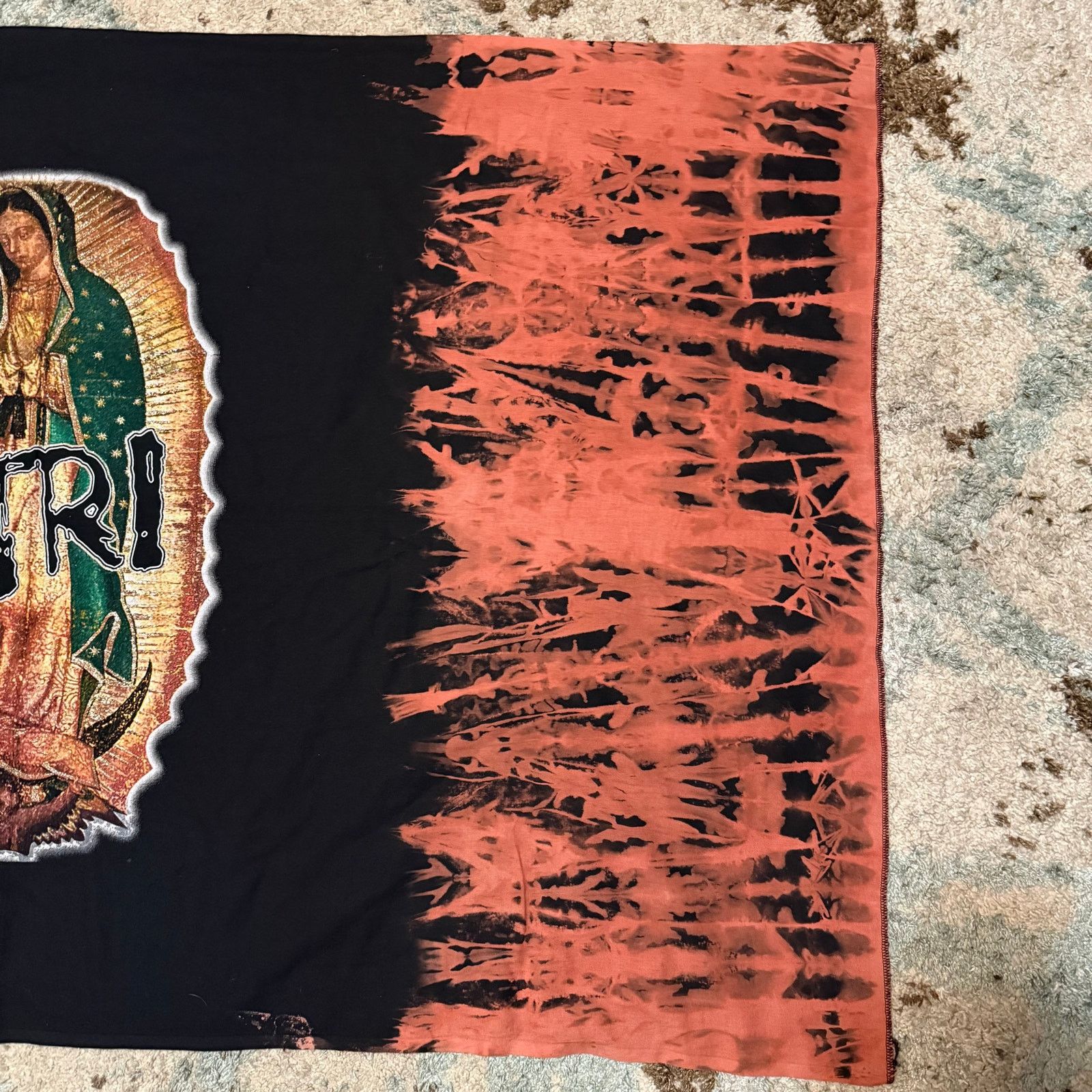 Band Tees El Tri Mexican Rock Band Tapestry Lady Guadalupe Virgin Mary Size ONE SIZE - 3 Thumbnail