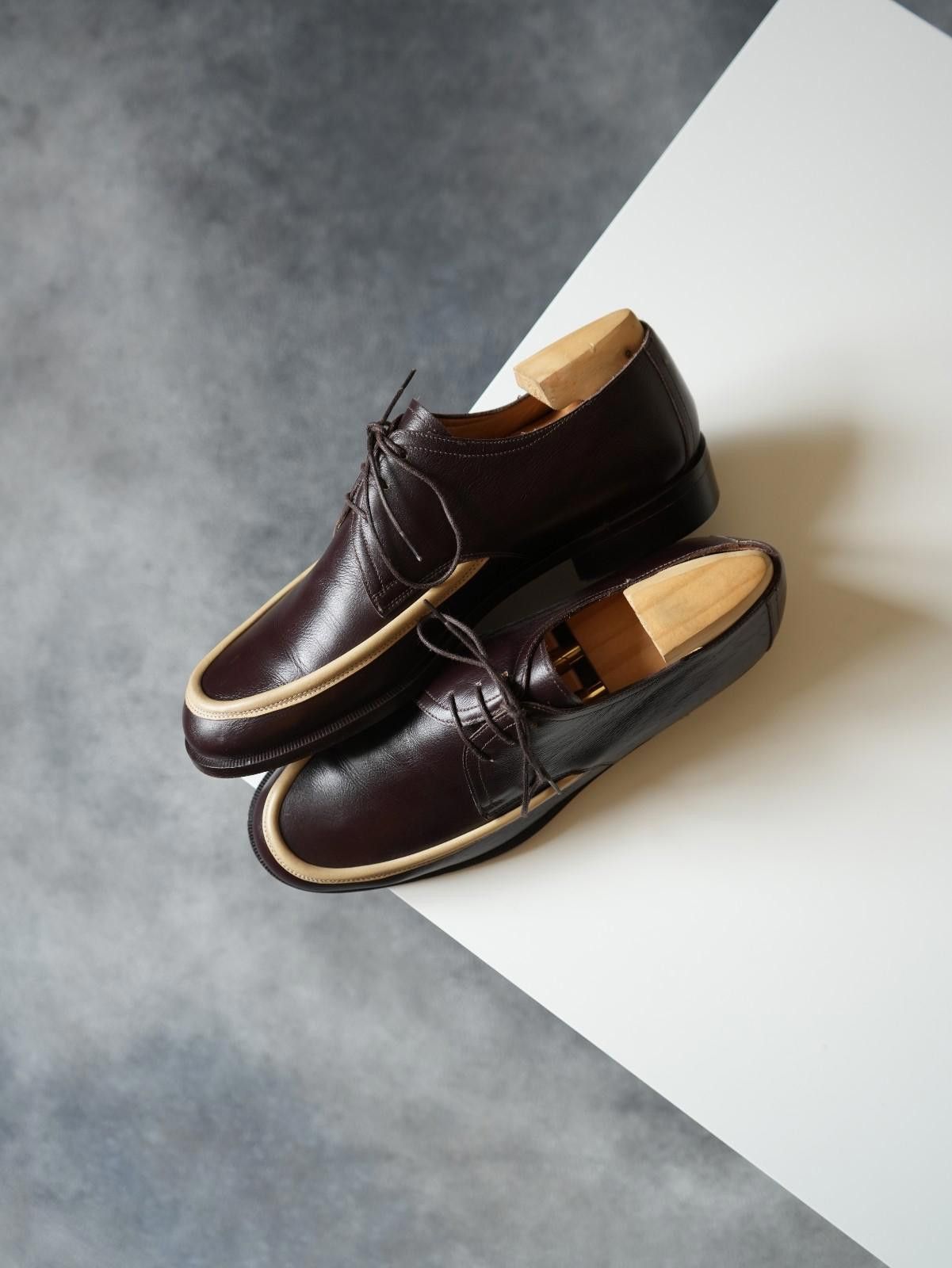 Giorgio Armani 2000's Giorgio Armani Two-Tone Toe Derby Shoes US9 VINTAGE Size US 8 / EU 41 - 6 Thumbnail