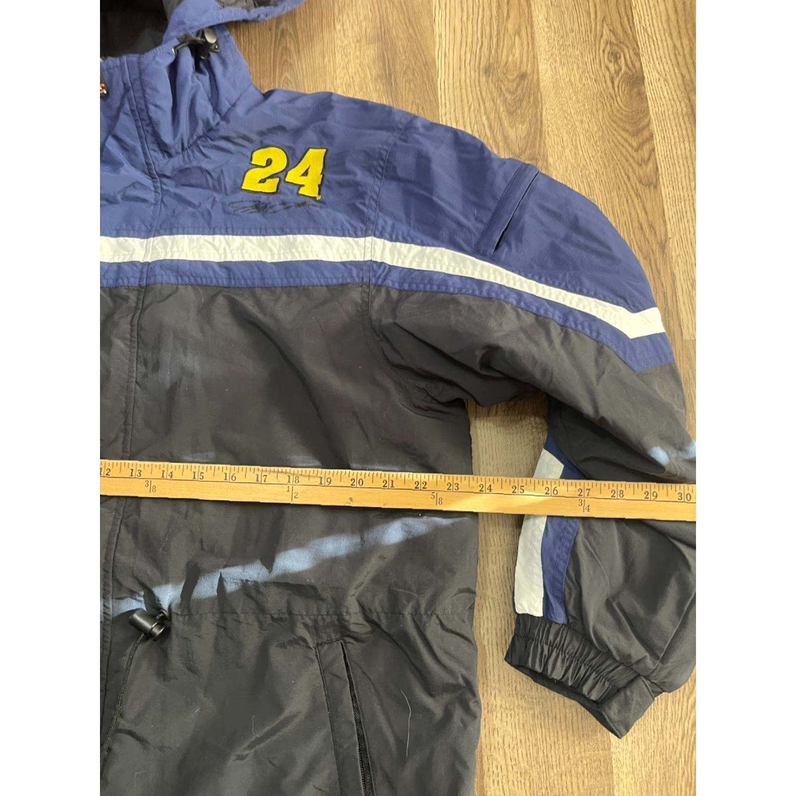 Chase Authentics Chase Authentics Jacket Mens Size Large Blue Full Zip Nylon Nascar Bomber Jacket Size US L / EU 52-54 / 3 - 7 Thumbnail