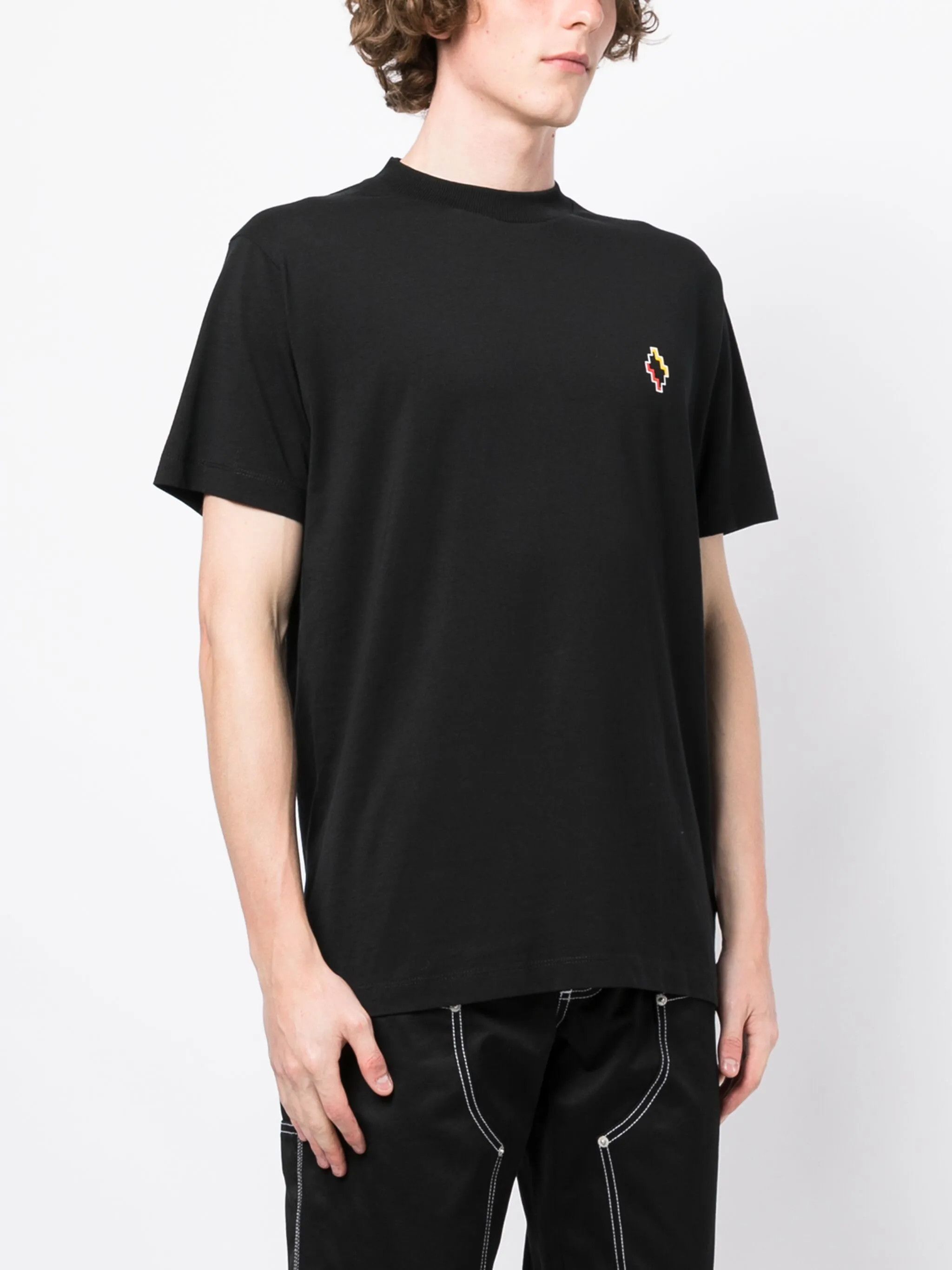 Off-White o1y0325 Logo Crewneck T-Shirt in Black Size US S / EU 44-46 / 1 - 3 Thumbnail