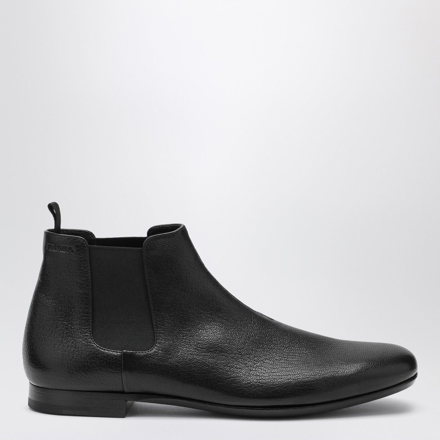Prada Prada Black Leather Chelsea Boots Size US 10.5 / EU 43-44 - 1 Thumbnail