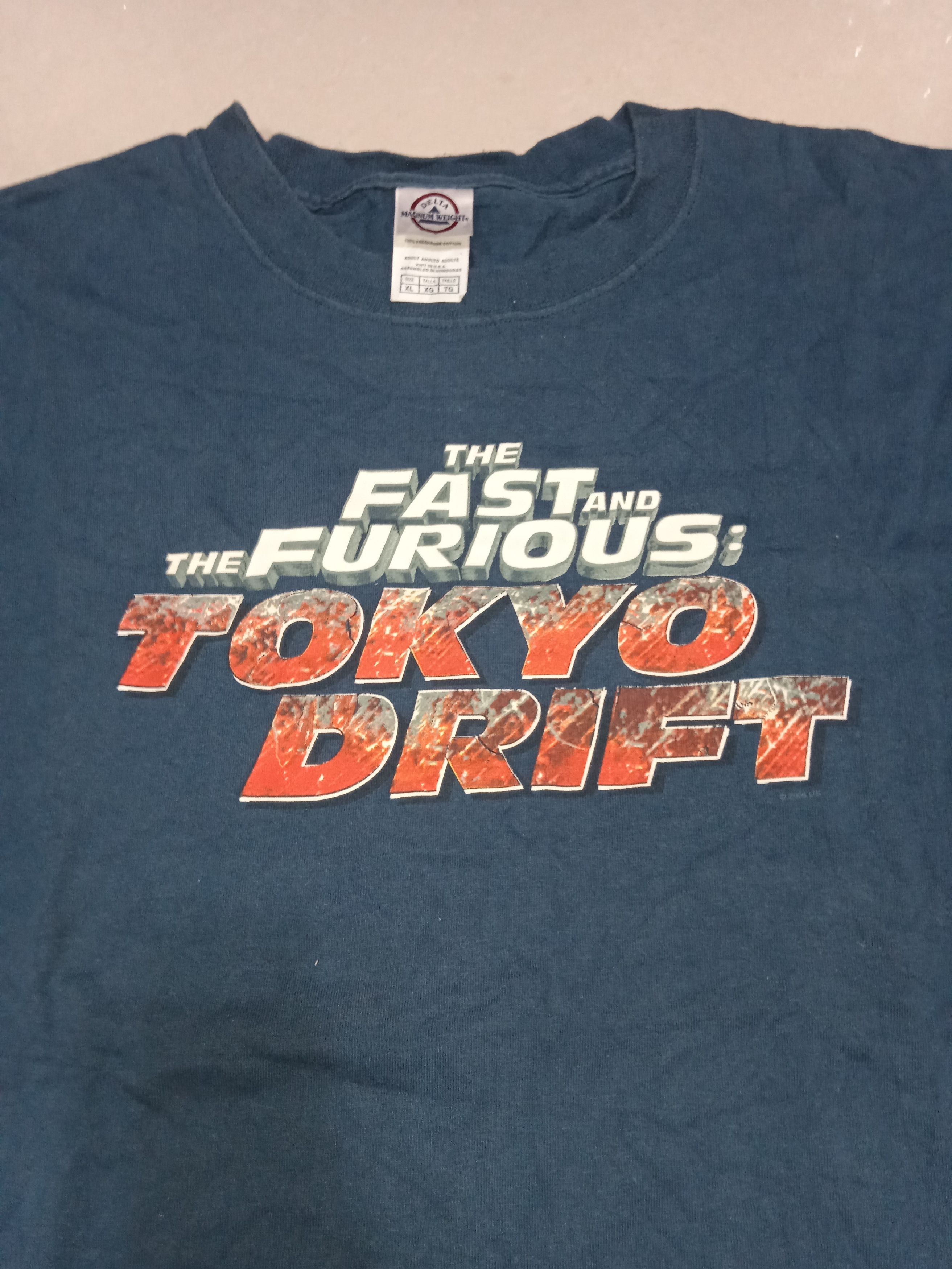 Vintage Vintage 00s Fast and Furious Tokyo Drift T Shirt Size US XL / EU 56 / 4 - 2 Thumbnail