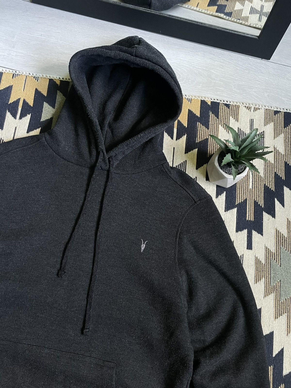 Allsaints Allsaints Knitted Logo Hoodie Size US M / EU 48-50 / 2 - 5 Thumbnail