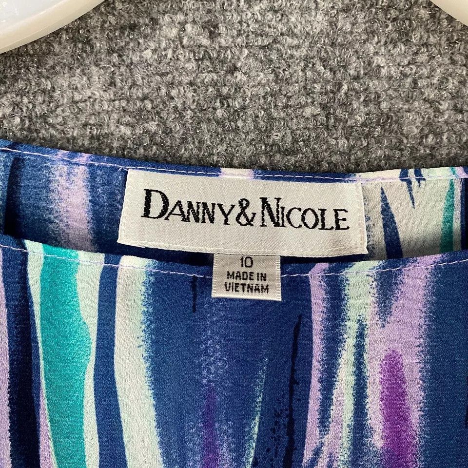 Other Danny & Nicole Blouse Women's Size 10 NWT 100% Polyester Size L / US 10 / IT 46 - 4 Thumbnail