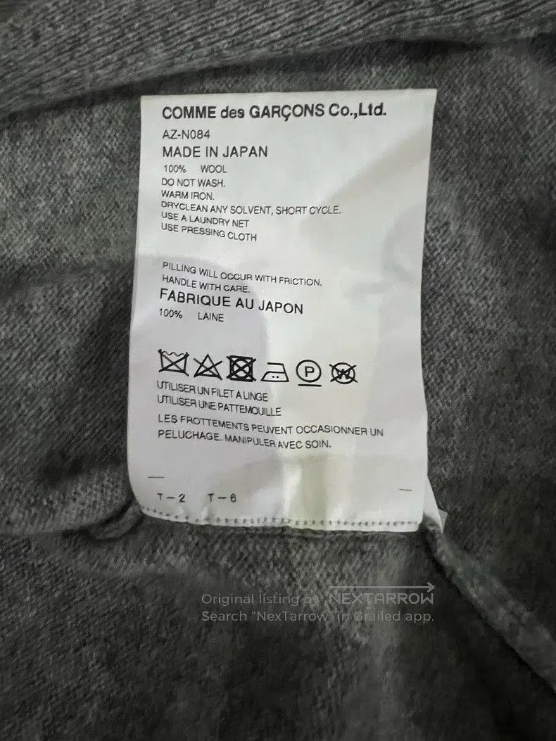 Comme des Garcons Comme Des Garcons Classic limited edition gray wool cardig Size M / US 6-8 / IT 42-44 - 5 Thumbnail