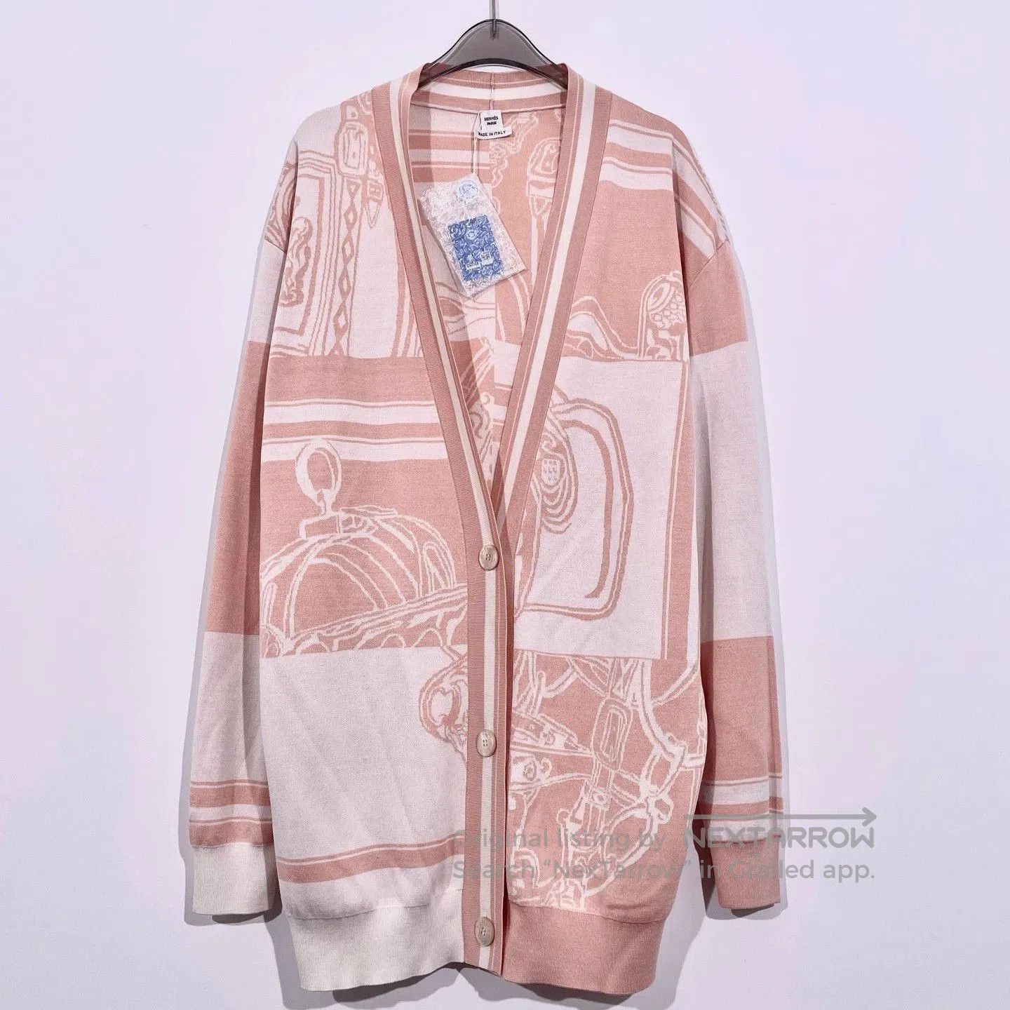 Hermes Hermes SS24 Colorblock V-Neck Cardigan. Size US S / EU 44-46 / 1 - 1 Thumbnail