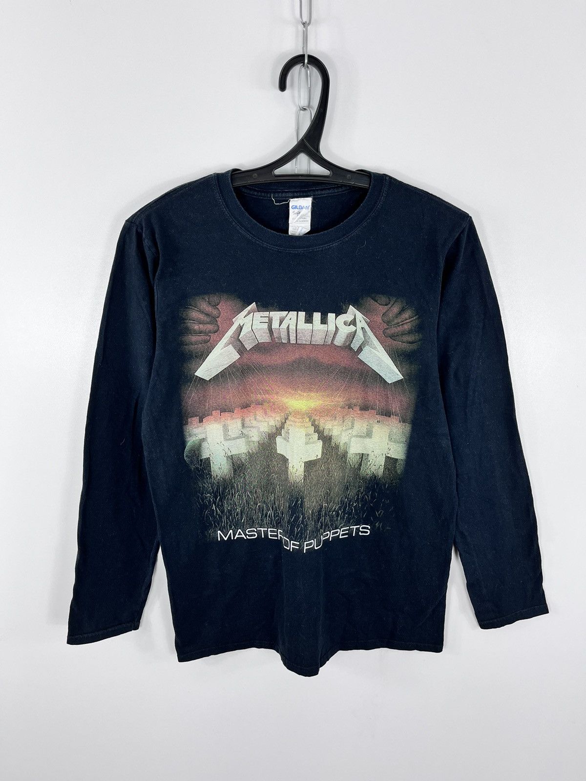 Band Tees × Metallica × Vintage Metallica Damage Masterof Puppets Big Logo Longsleeve Sz M Size US M / EU 48-50 / 2 - 1 Thumbnail