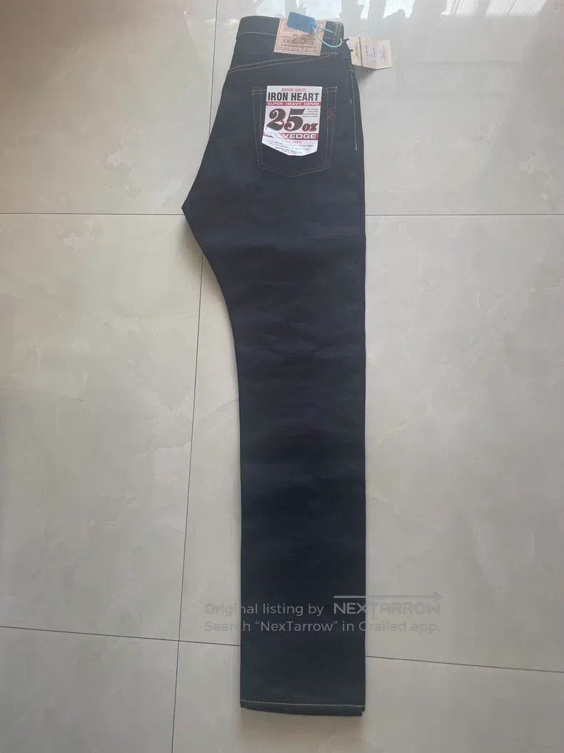 Iron Heart Iron Heart Blue and black double-dyed overweight jeans Size US 32 / EU 48 - 4 Thumbnail