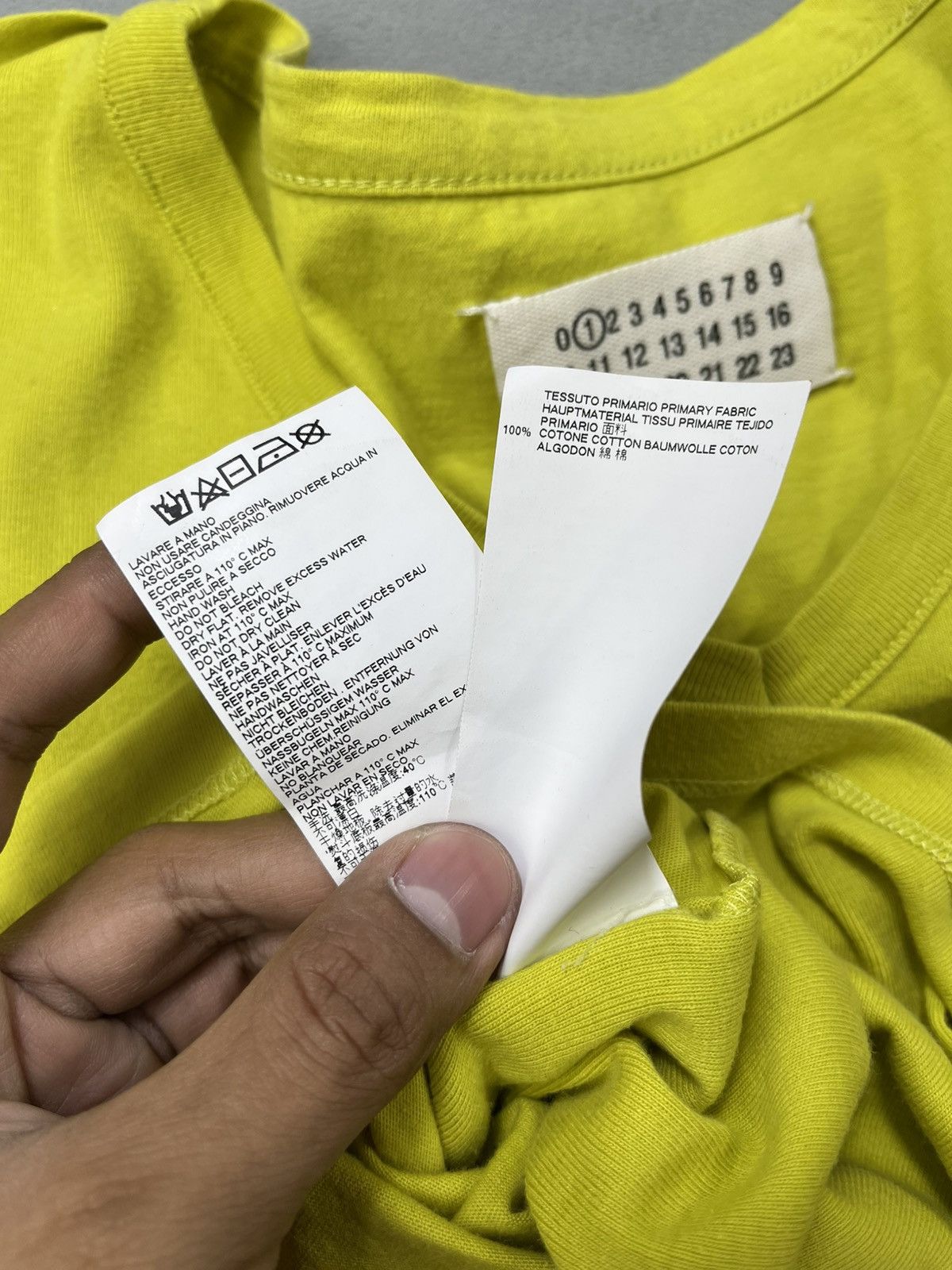Maison Margiela Maison Margiela Line 1 FW2015 Layered Seam V-Neck T-Shirt a Size S / US 4 / IT 40 - 11 Thumbnail