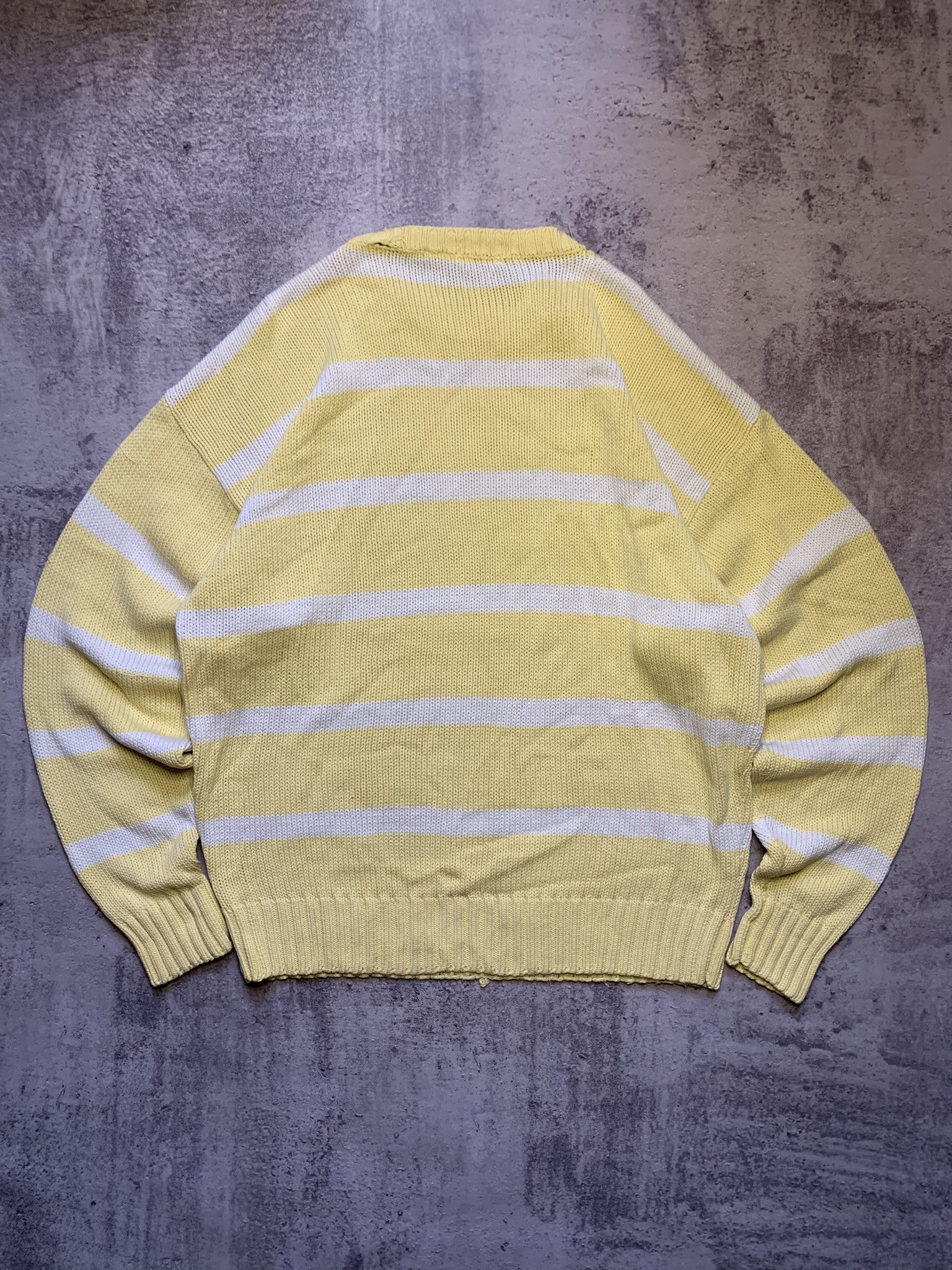 Lacoste Vintage Lacoste Striped Knit Sweater Size US M / EU 48-50 / 2 - 16 Thumbnail